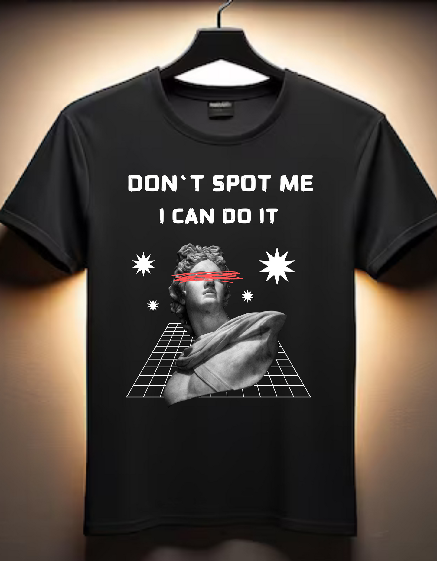 Dont Spot Me - I Can Do It T-Shirt - Black