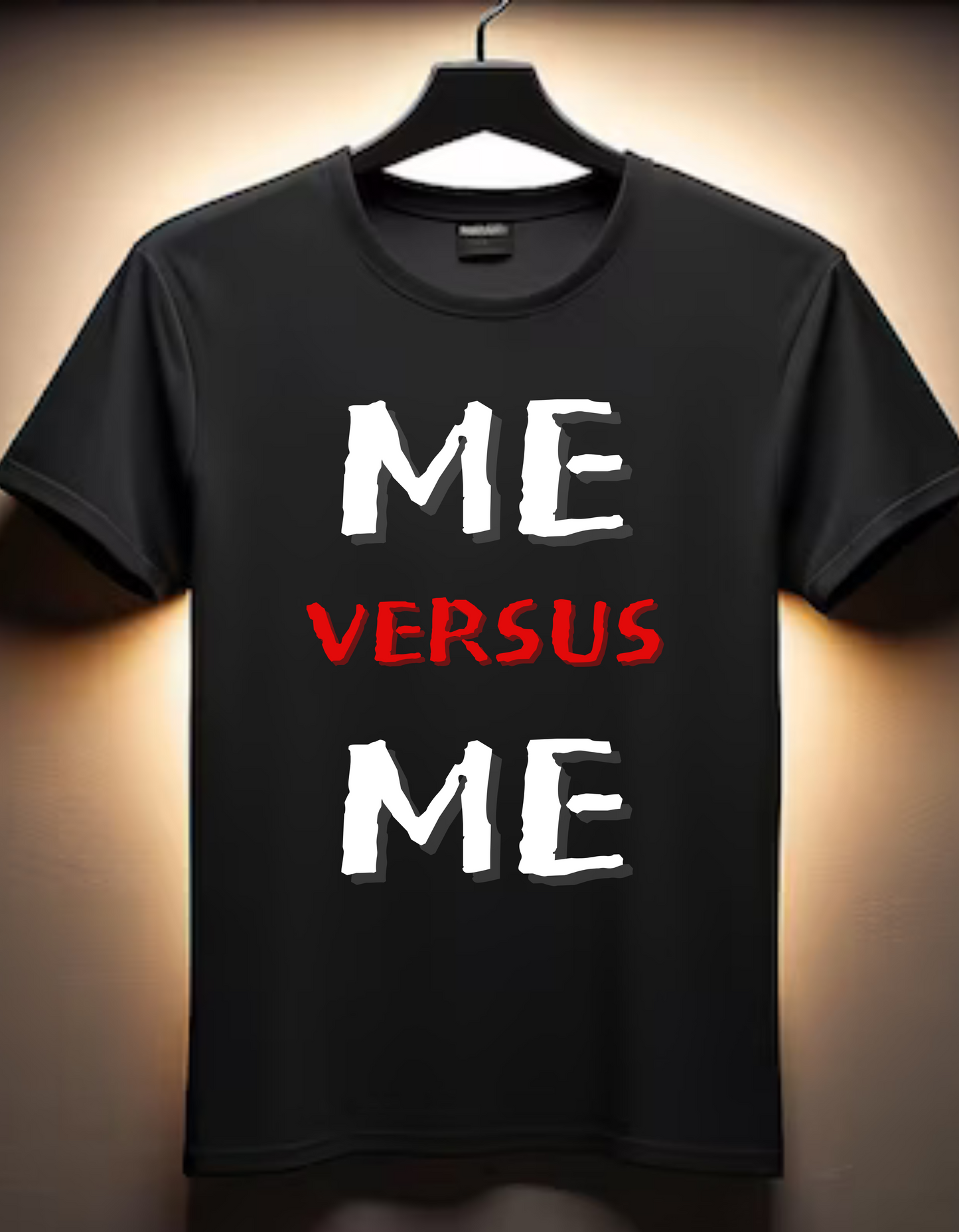 Me Vs Me - T Shirt Black