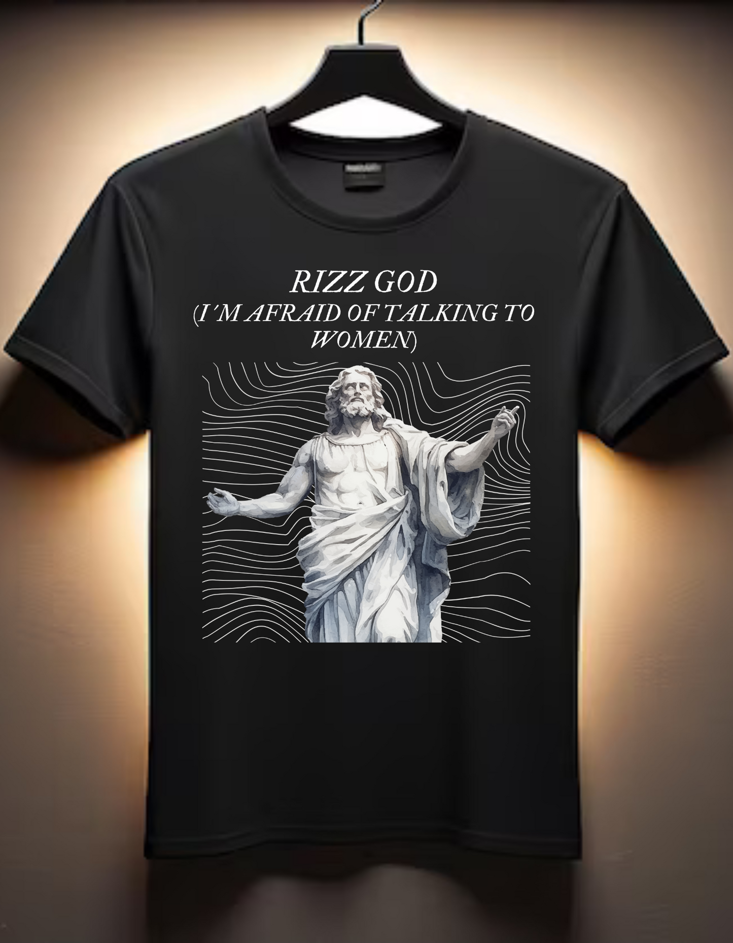 Rizz God - TShirt- Black