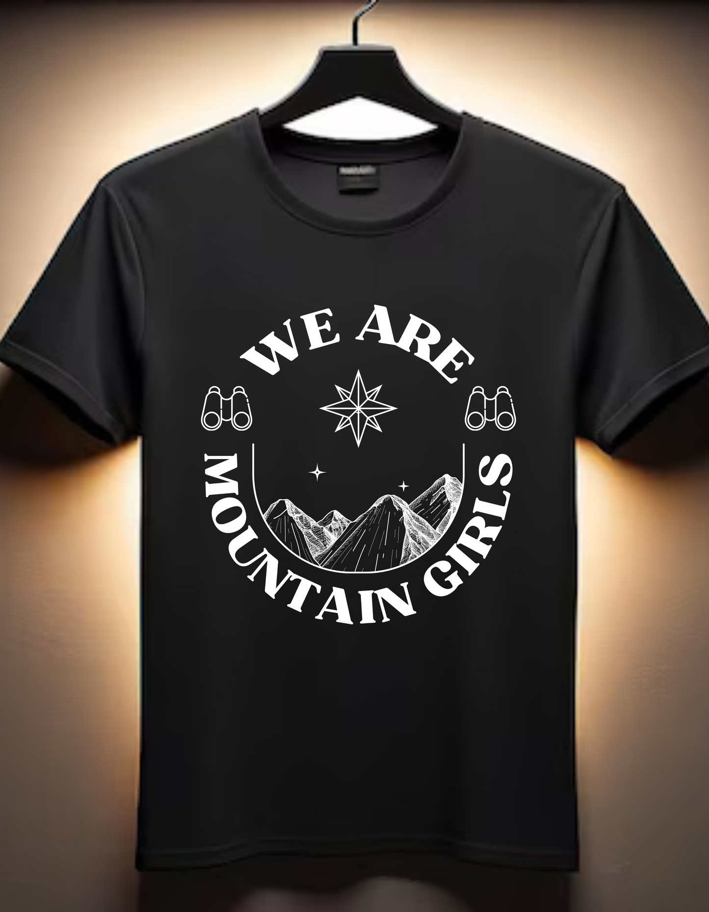 We are Mountain Girls - Black TShirt