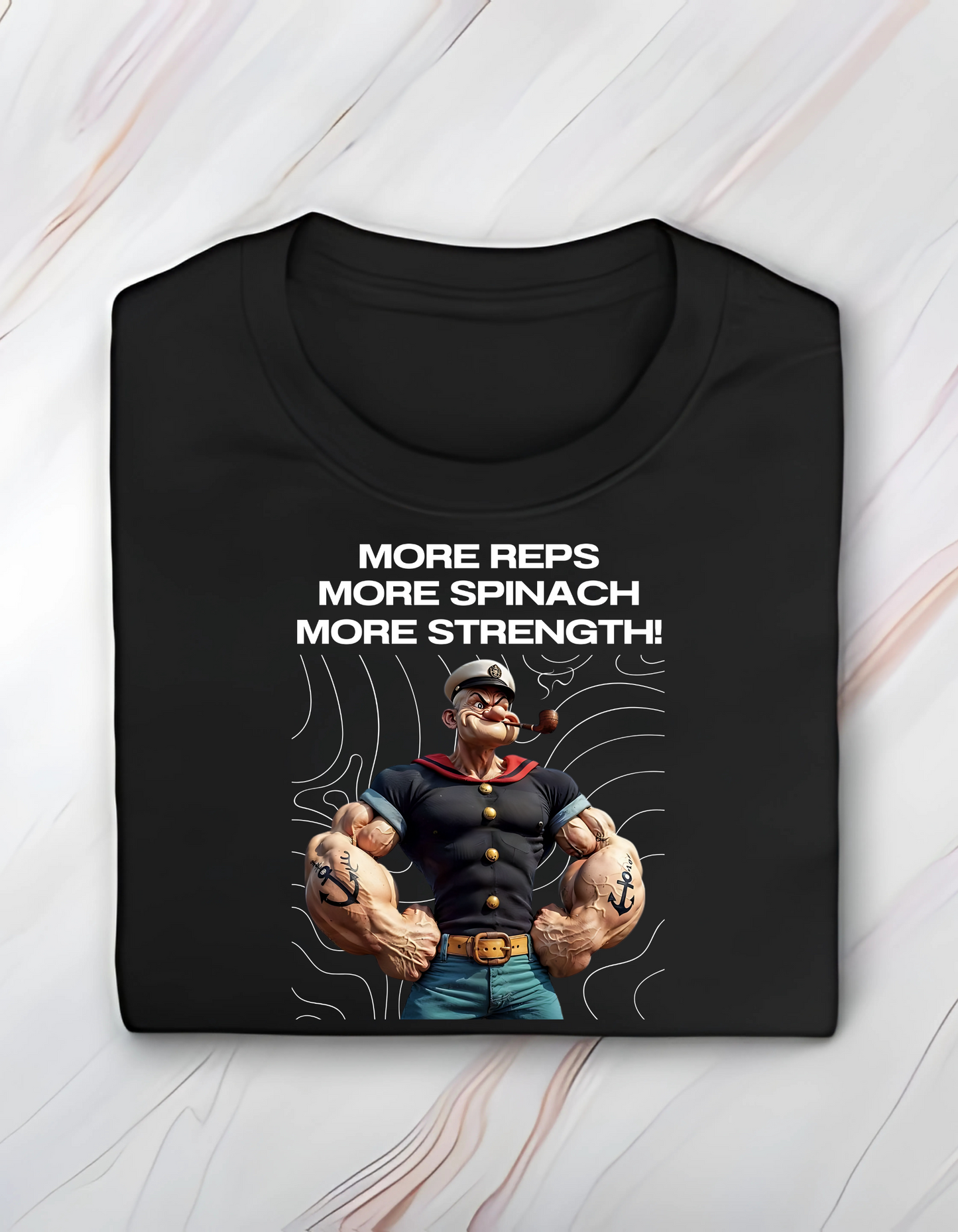 Popeye The Sailor Man - Gym T-shirt