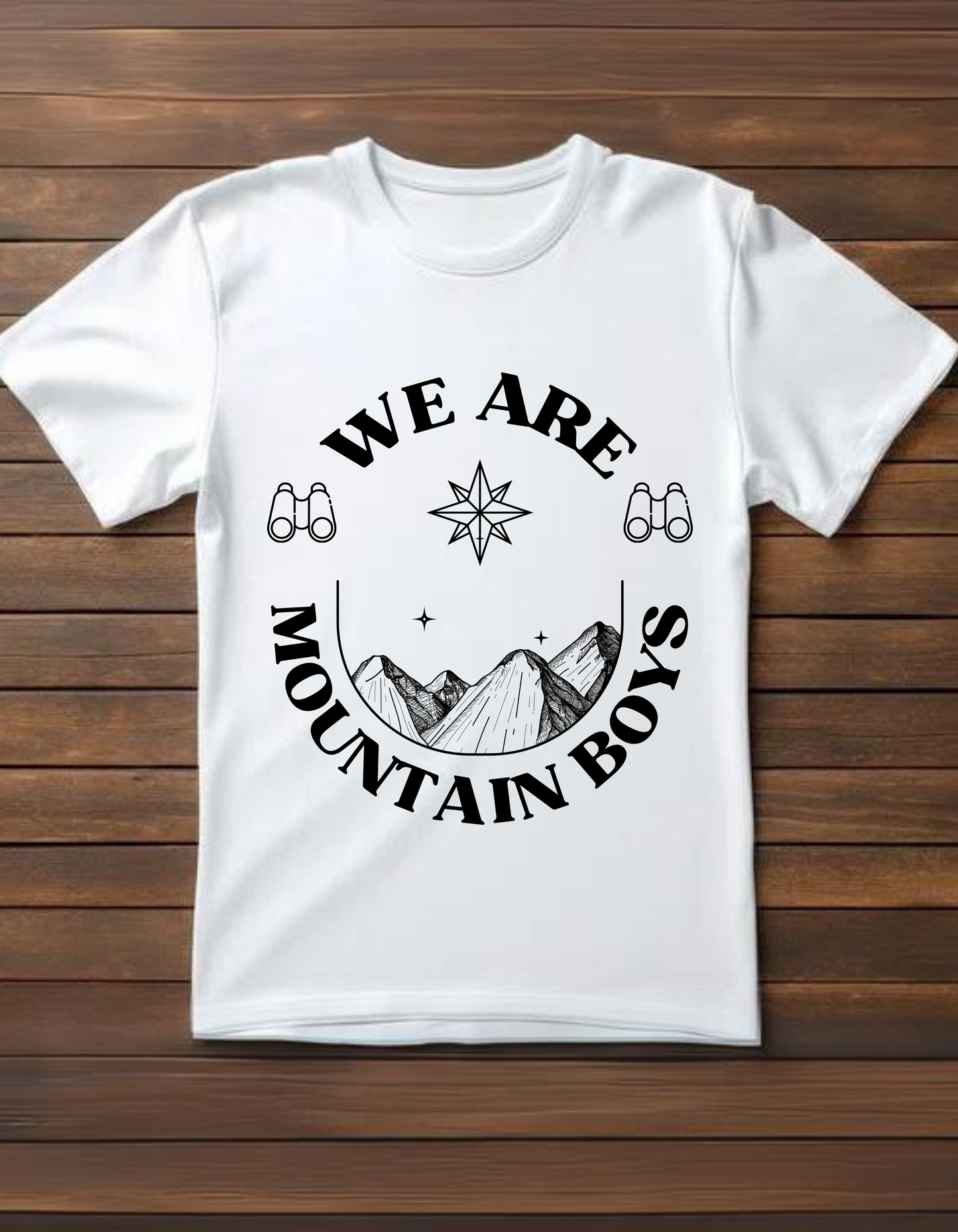 We are Mountain Boys - White - T Shirt