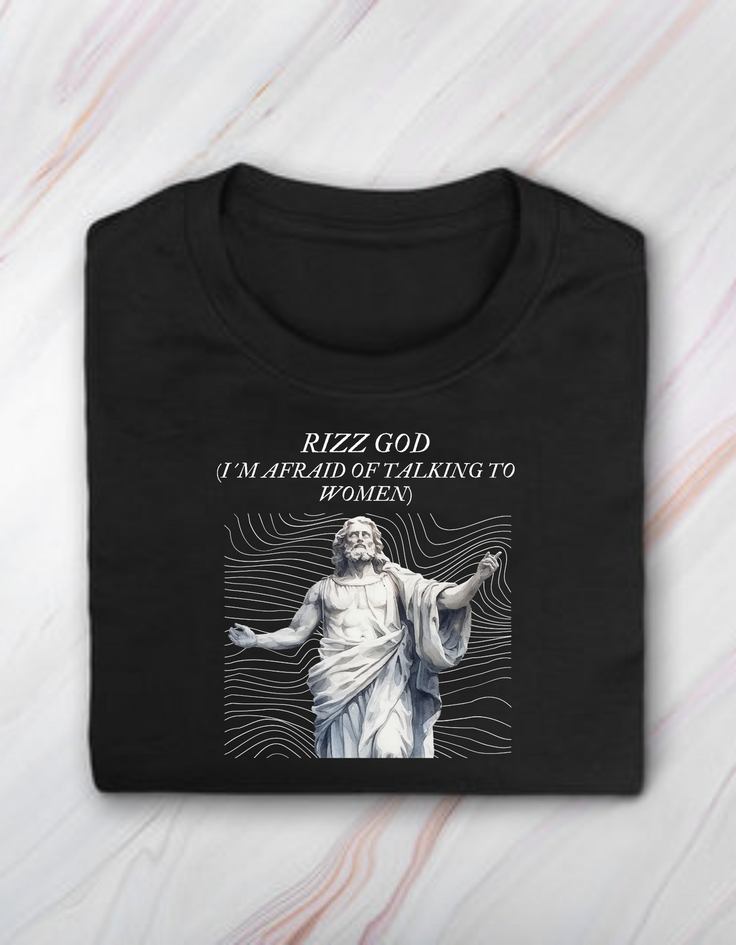 Rizz God - TShirt- Black