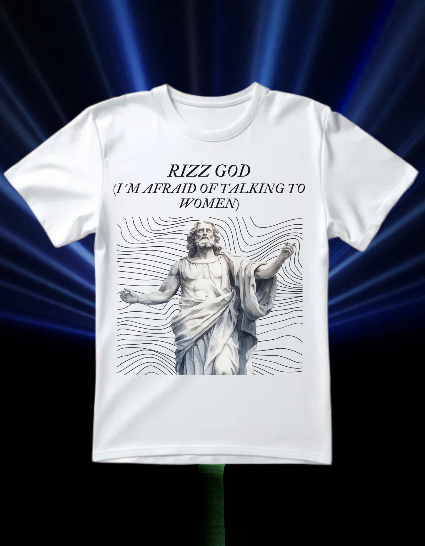 Rizz God - TShirt - White