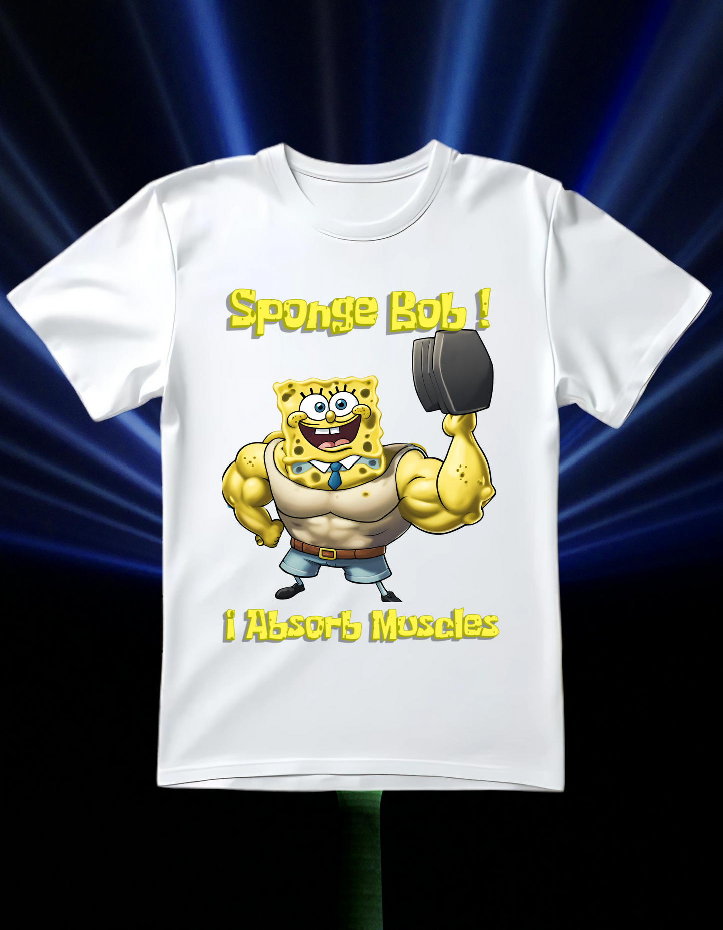 Sponge Bob - I absorb muscles - Gym T-Shirt