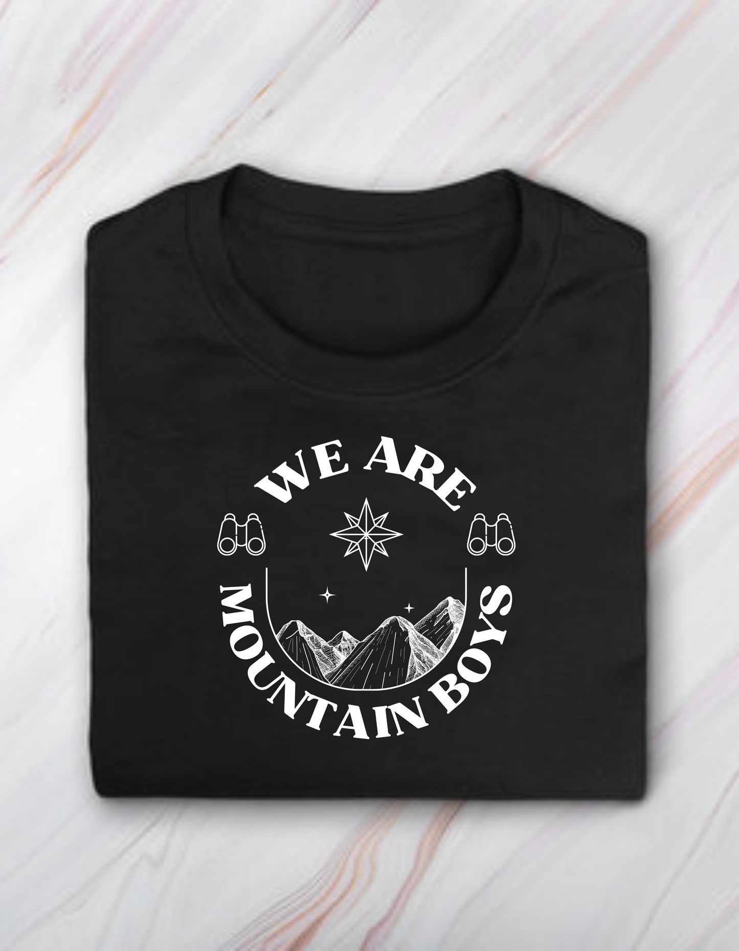 We are Mountain Boys - Black - T Shirt