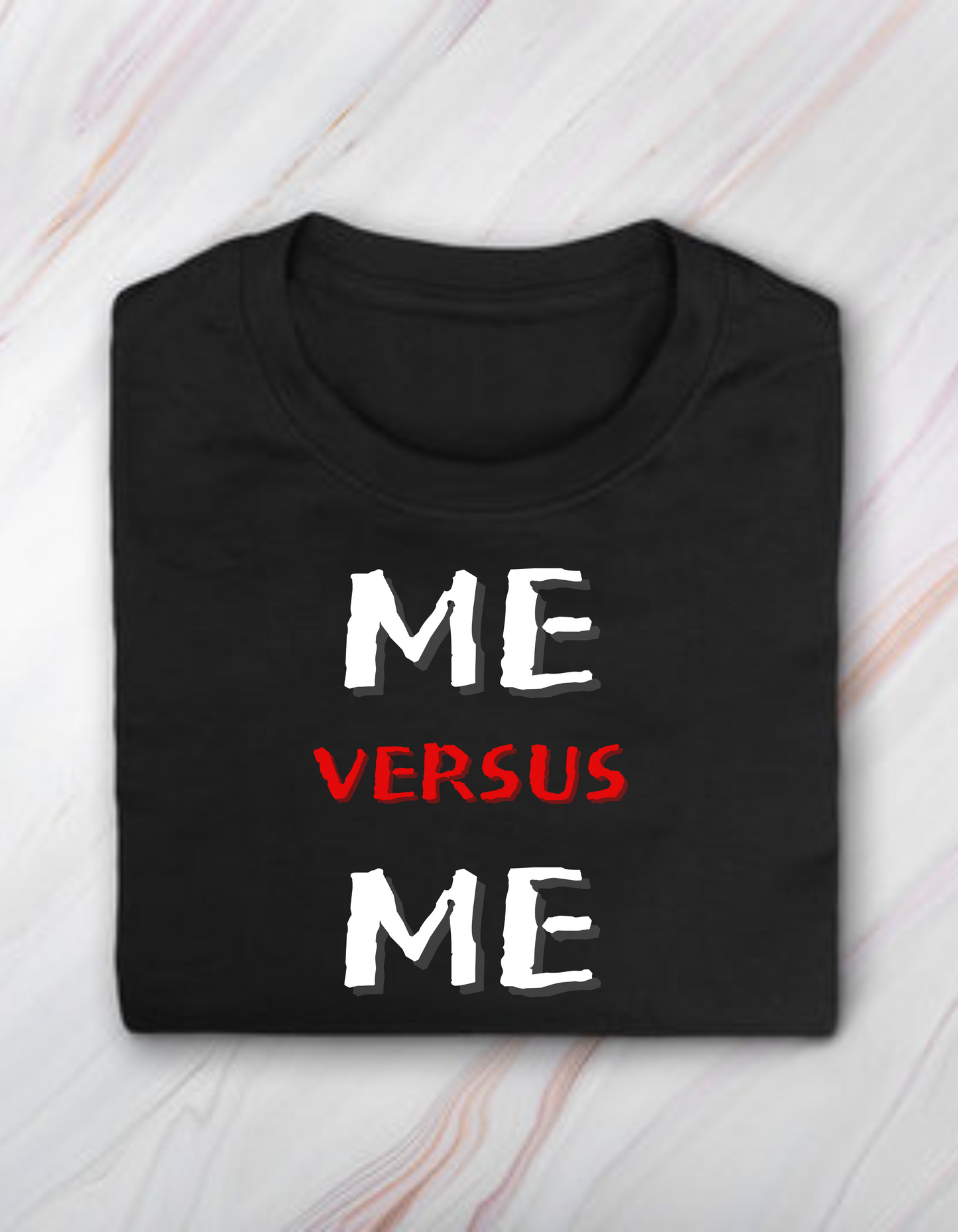 Me Vs Me - T Shirt Black