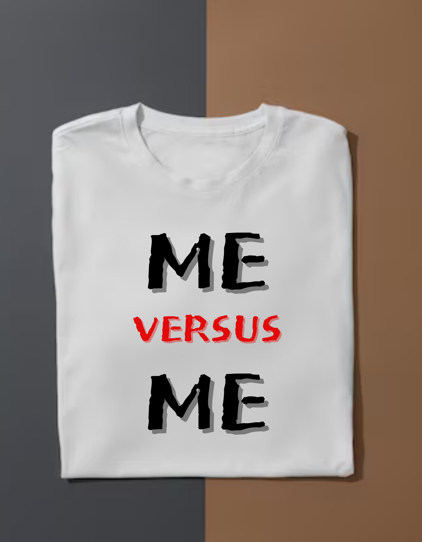 Me Vs Me - T Shirt White