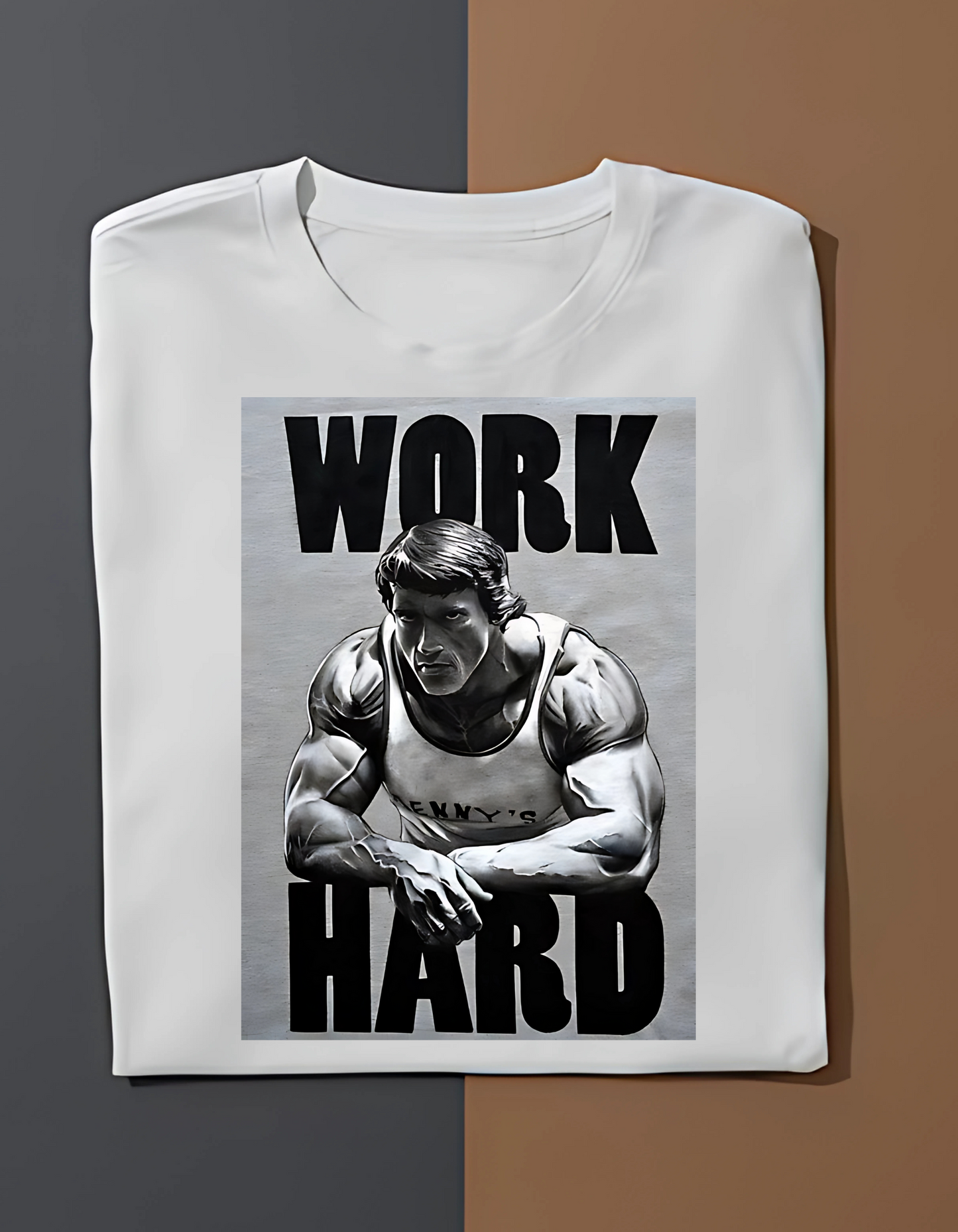 Work Hard Arnold Gym T-Shirt