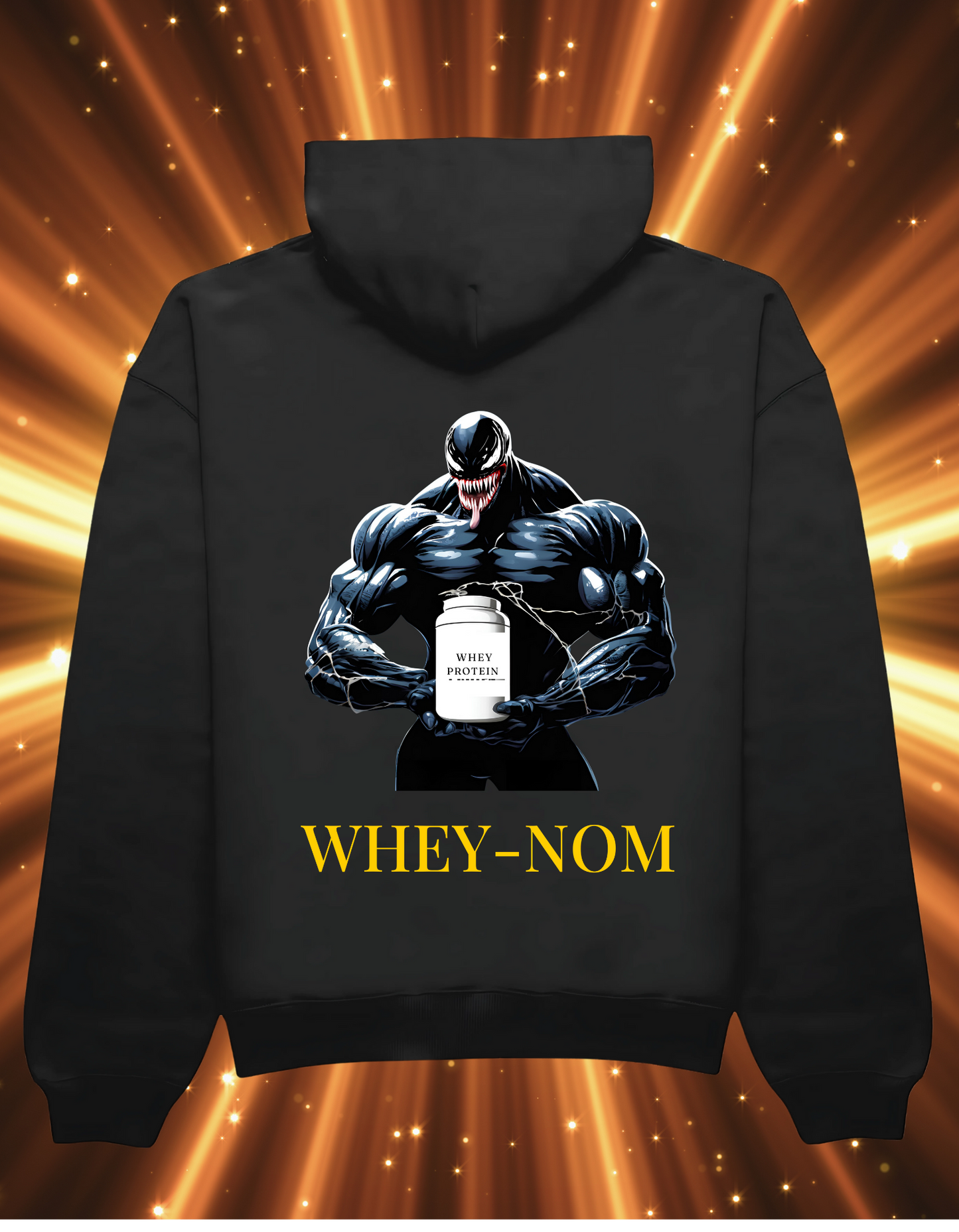 WHEY-NOM Cartoon Hoodie