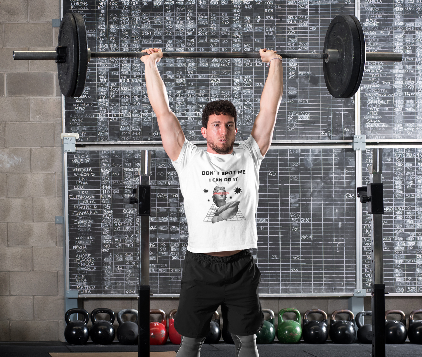 Dont Spot Me - I Can Do It T-Shirt - White