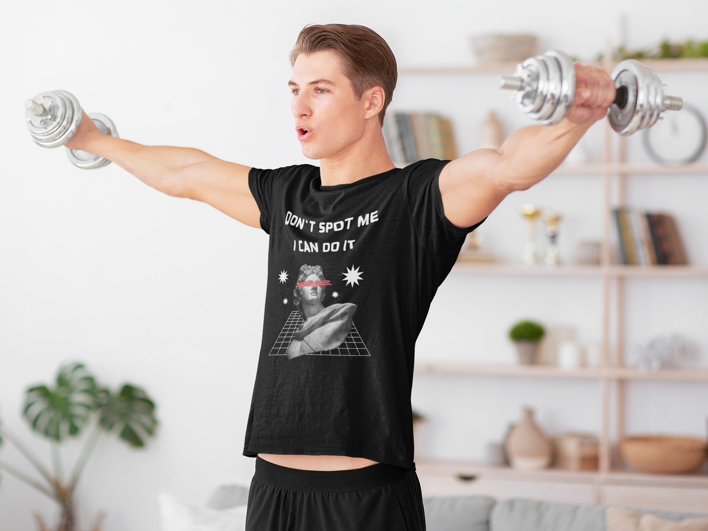 Dont Spot Me - I Can Do It T-Shirt - Black