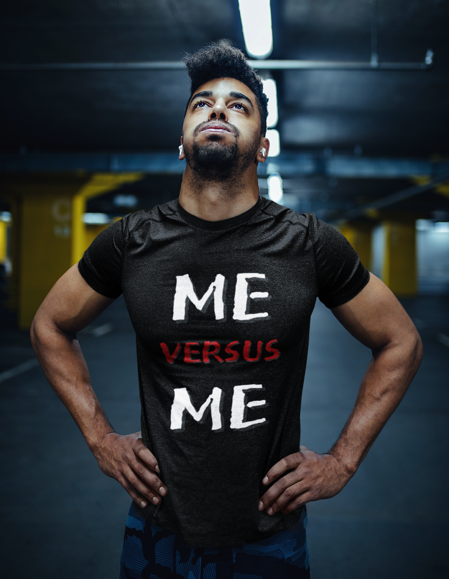Me Vs Me - T Shirt Black