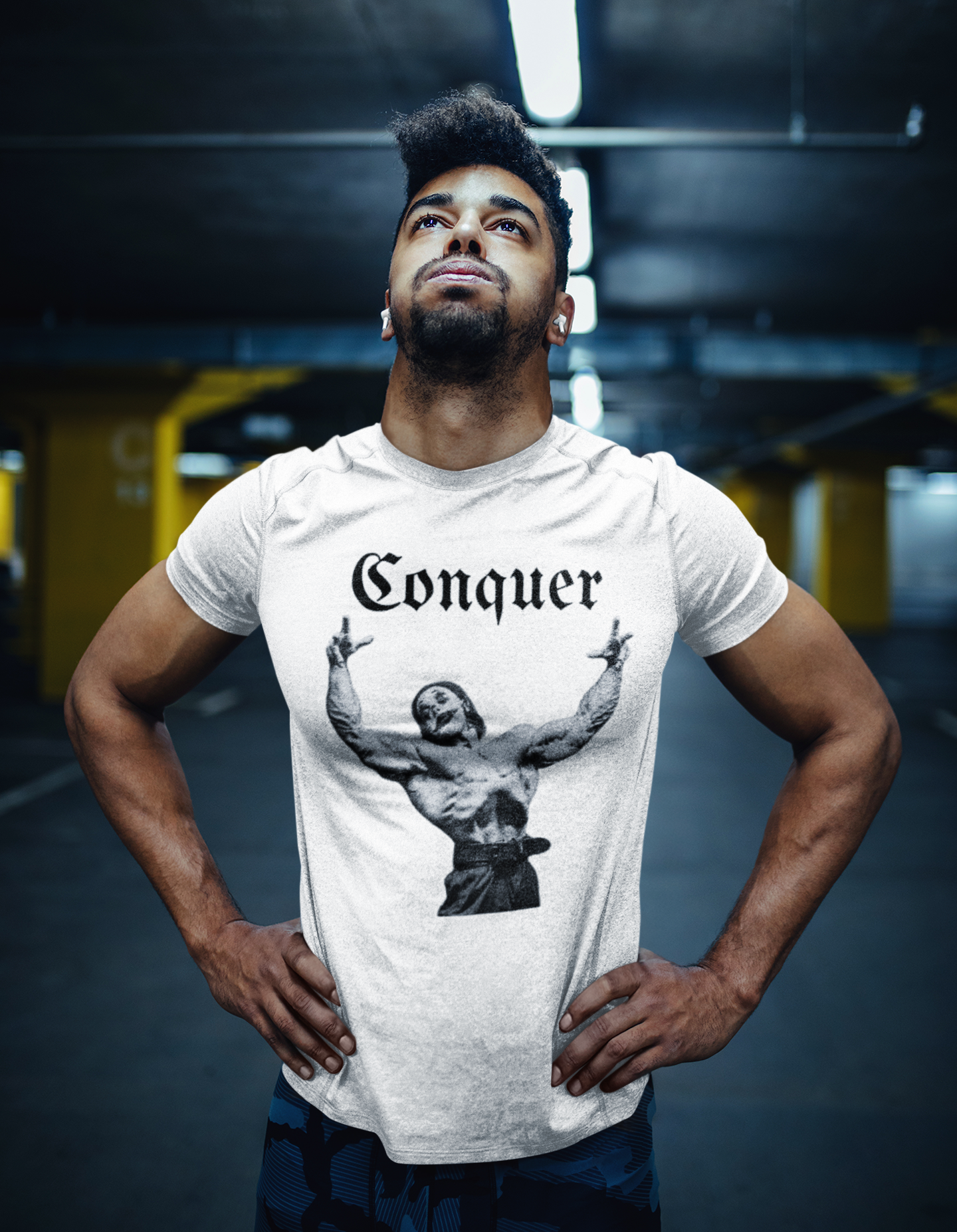 Joker Bodybuilder - White TShirt