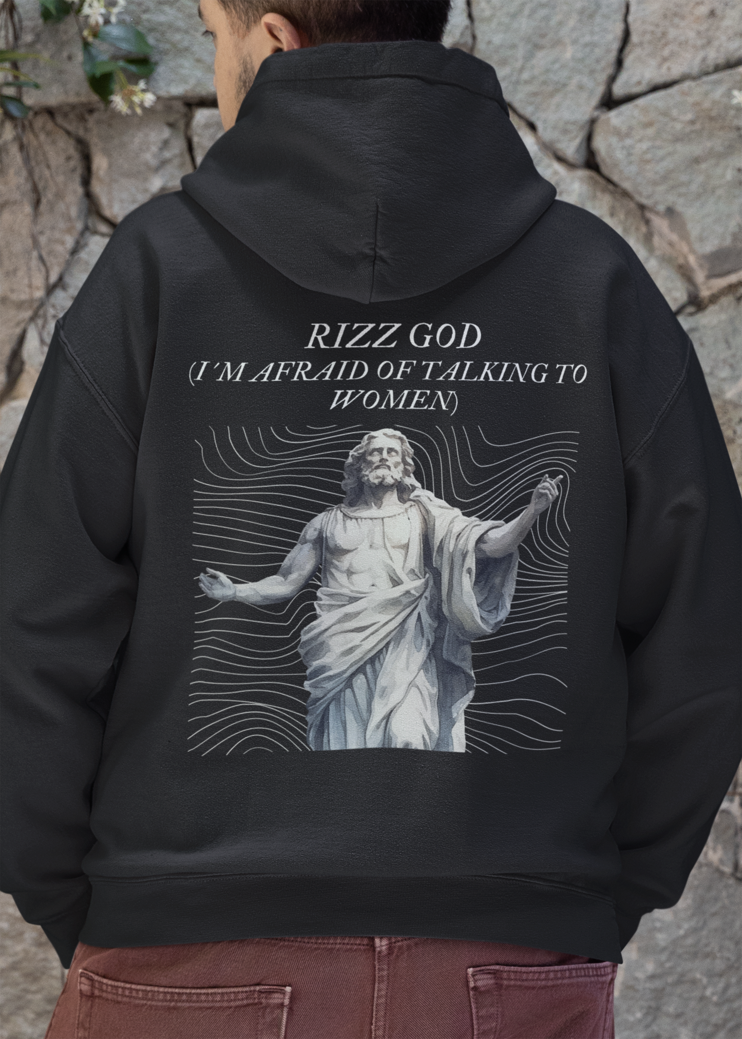 Rizz GOD - Black - Hoodie