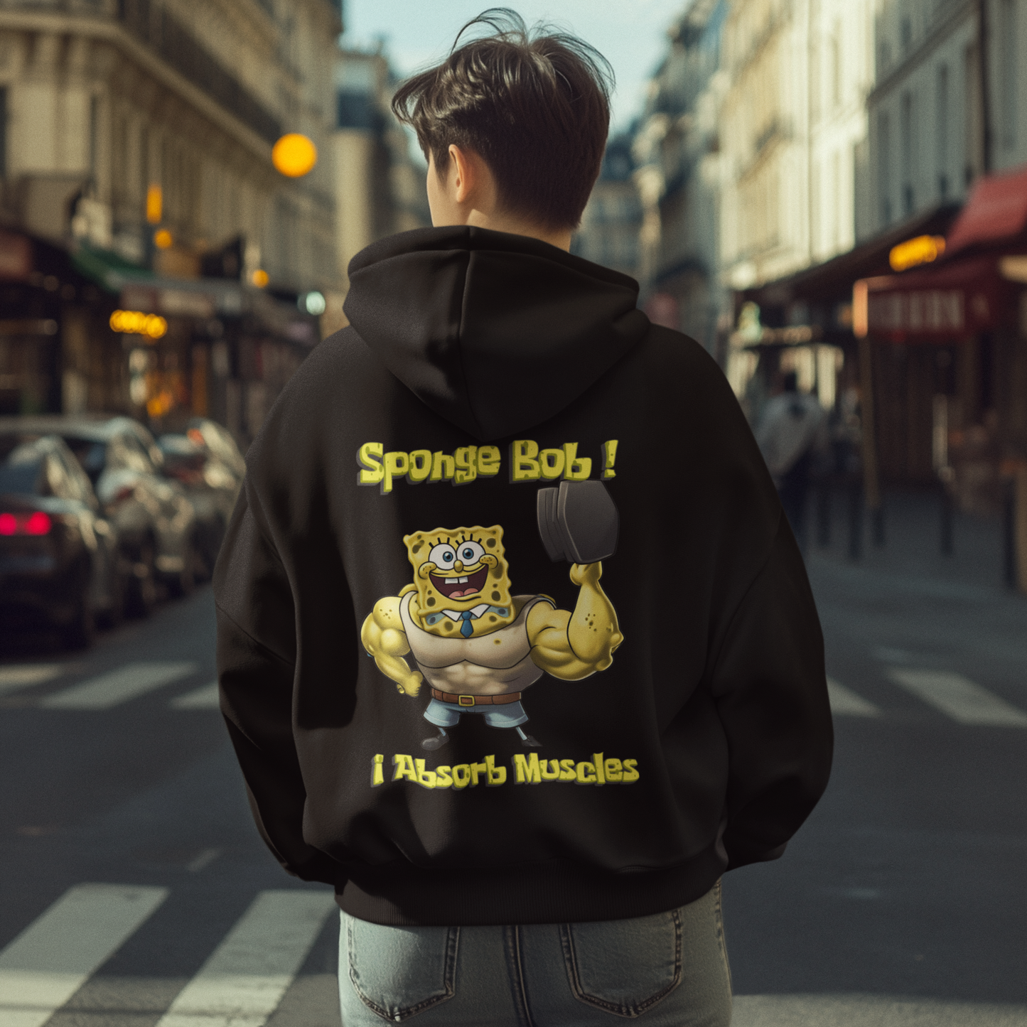 SpongeBOB - I absorb Muscles Hoodie