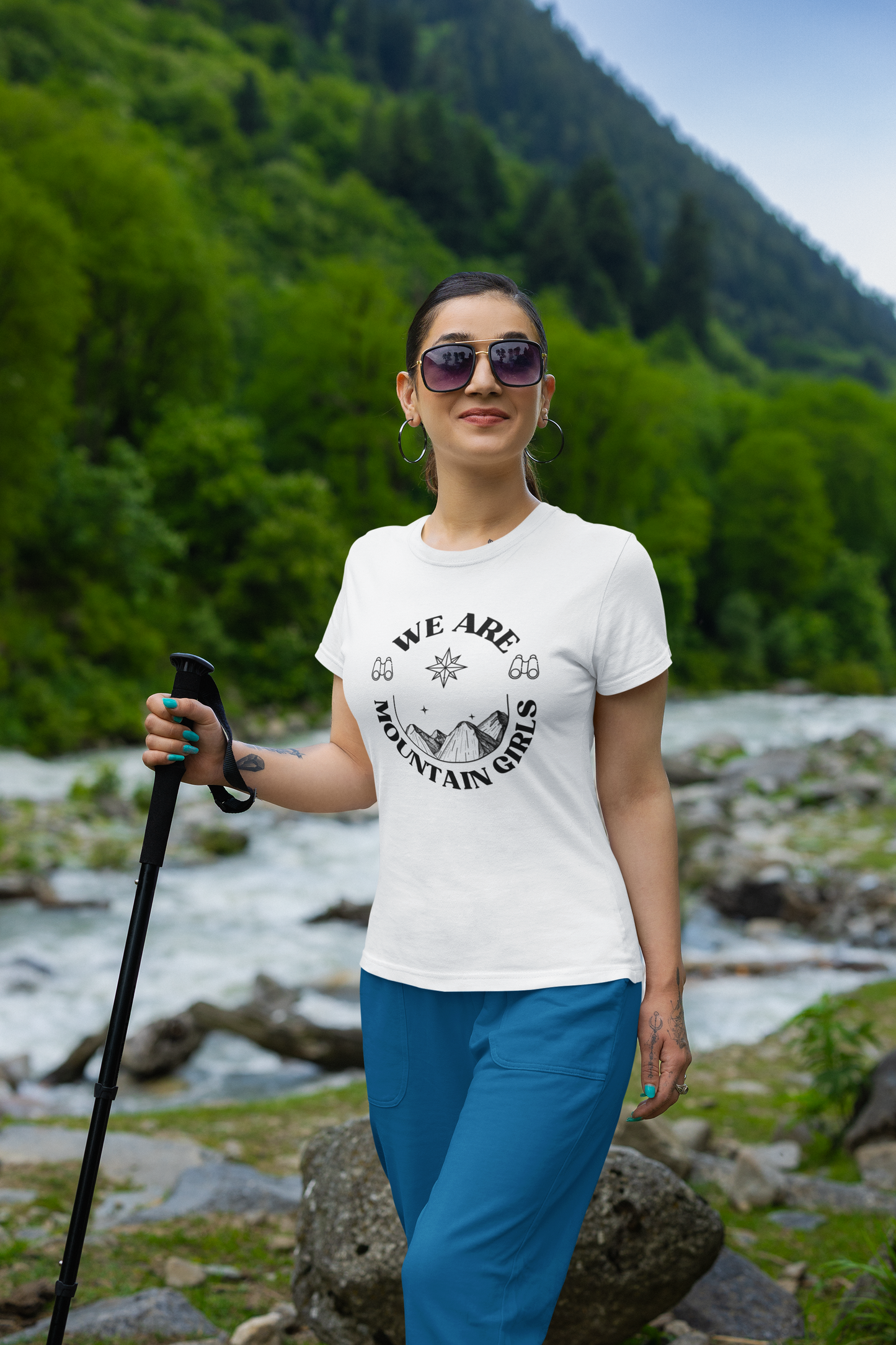 We are Mountain Girls - White TShirt