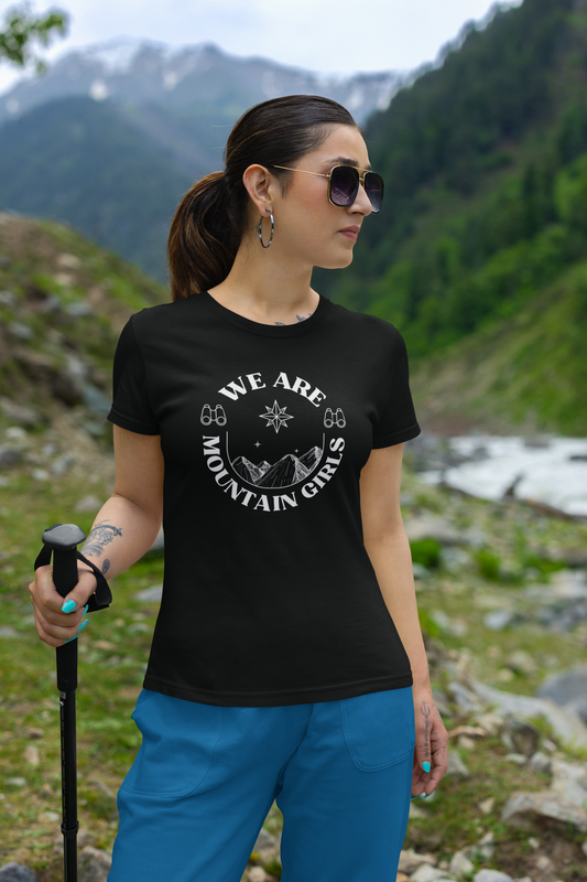 We are Mountain Girls - Black TShirt
