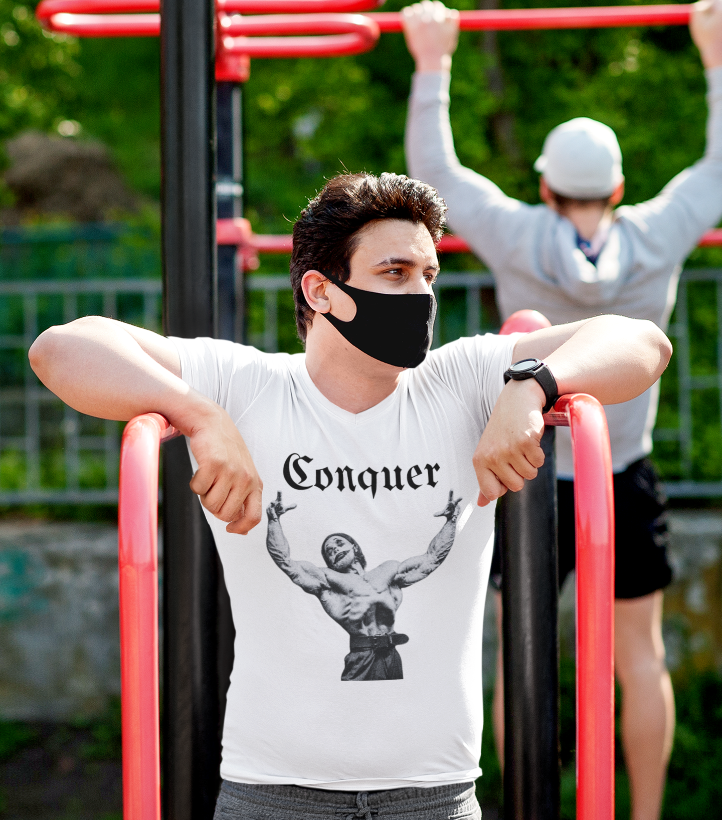Joker Bodybuilder - White TShirt