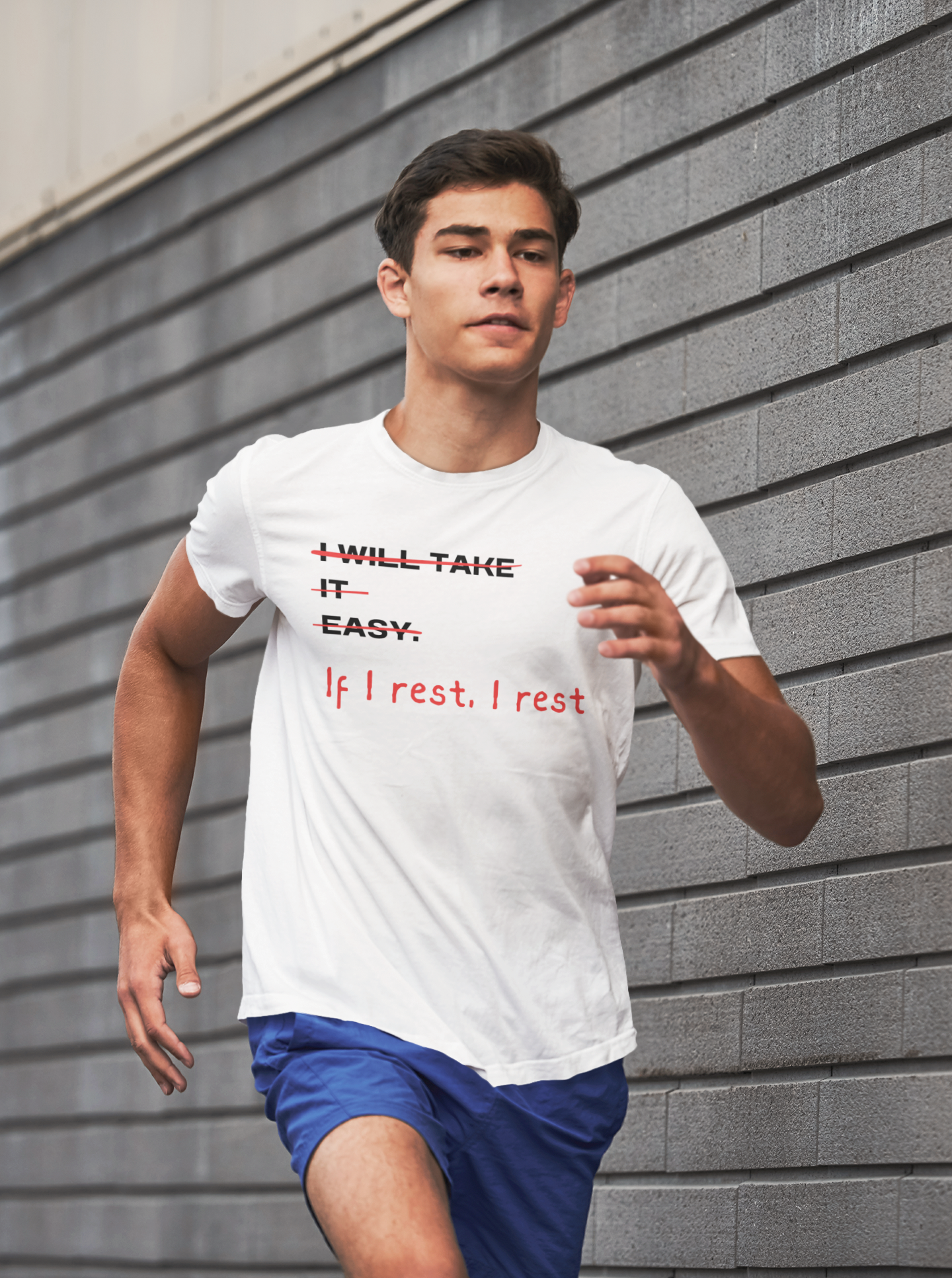 If I Rest I Rest! - T shirt - White