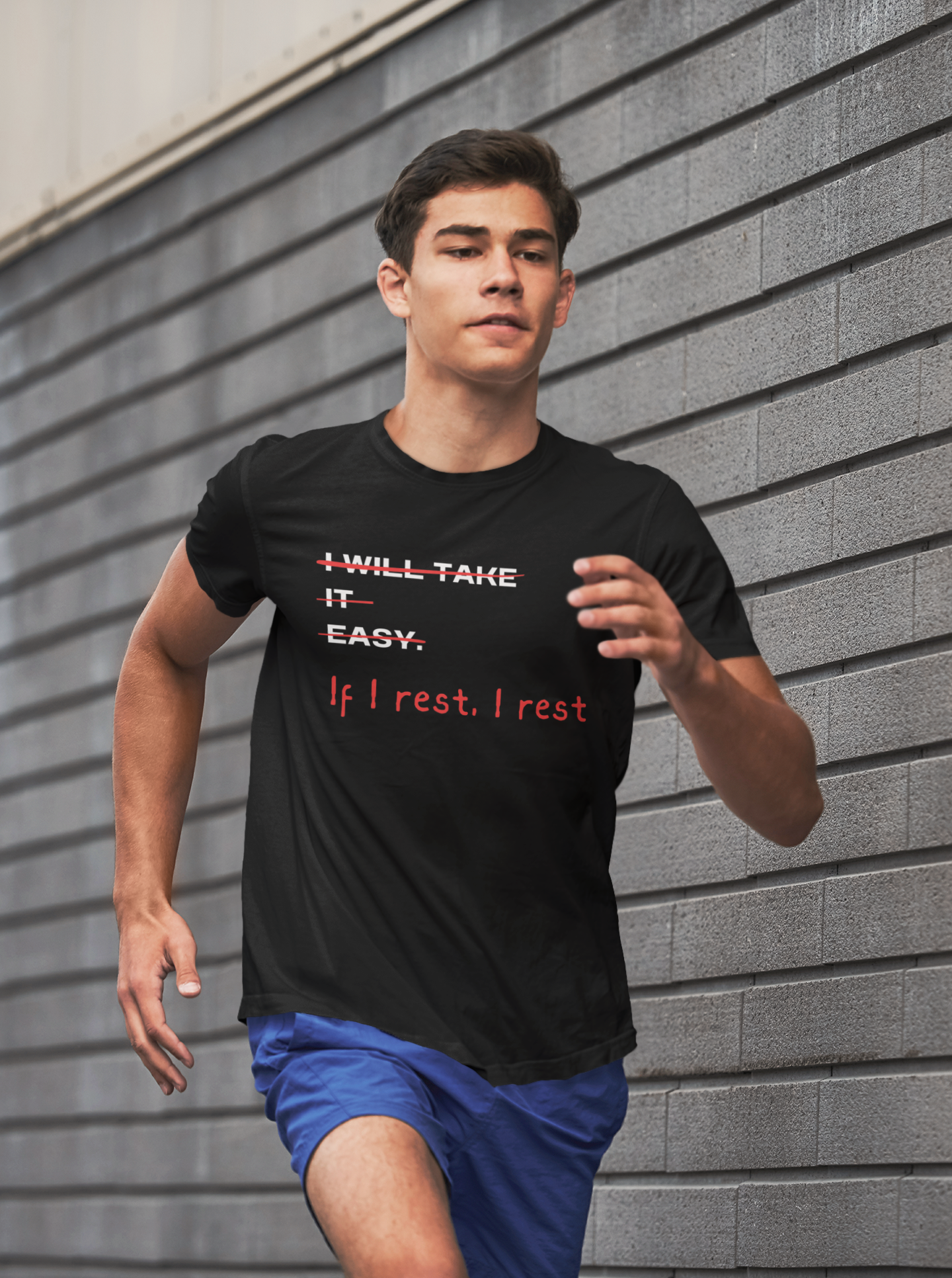 If I Rest I Rest! - T shirt - Black