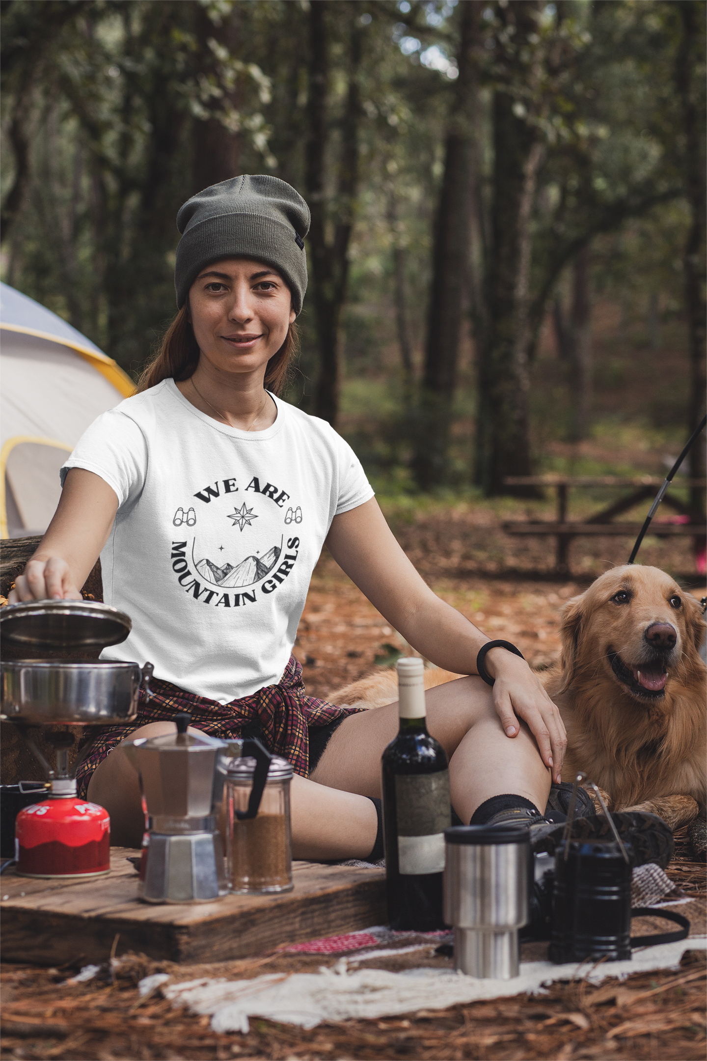 We are Mountain Girls - White TShirt