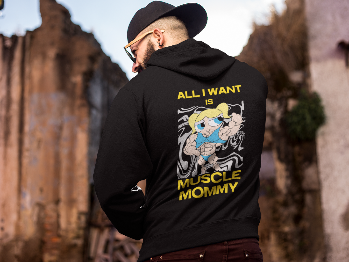 Muscle Moomy Gym Hoodie
