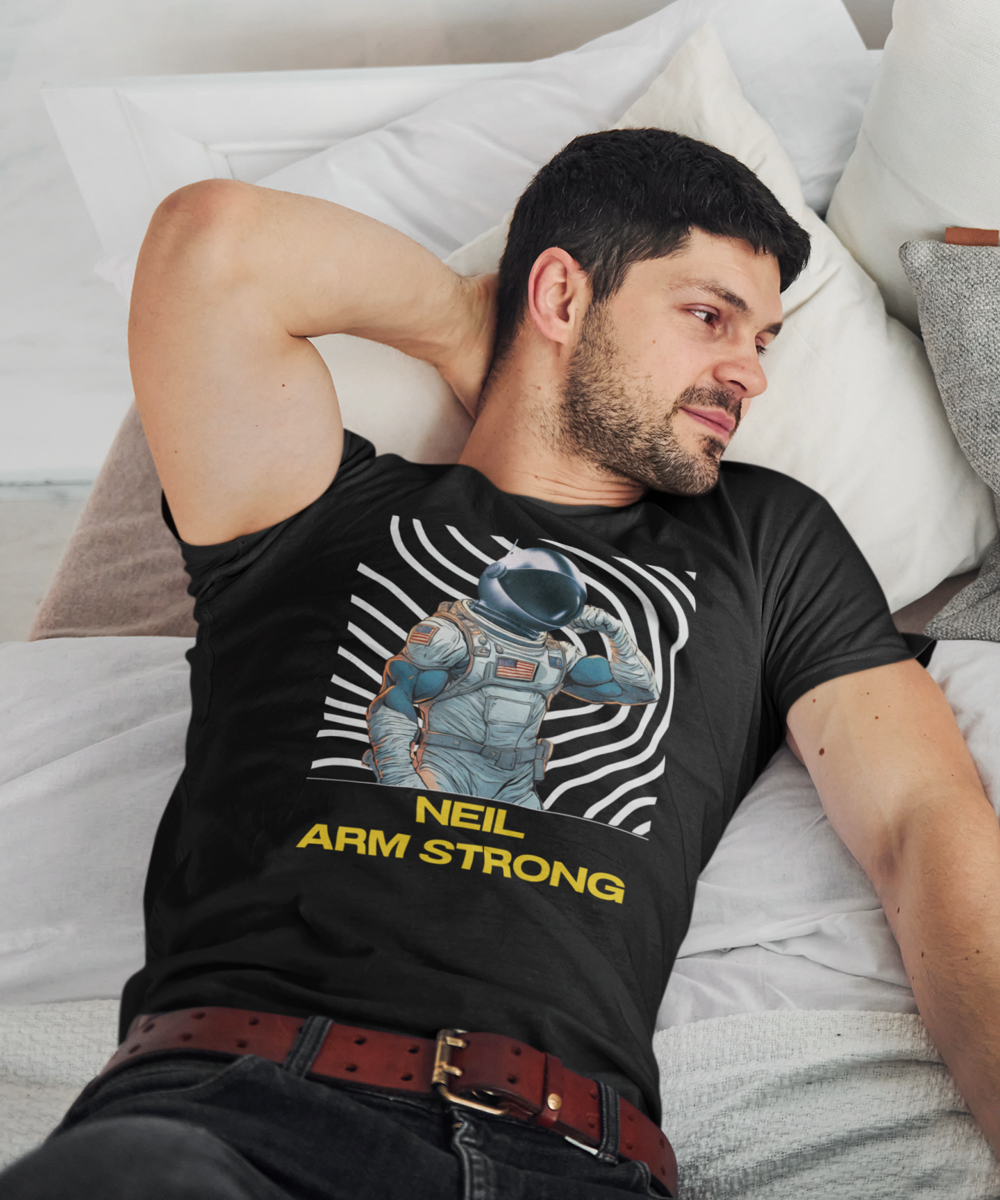 Neil Arm-Strong Gym T-Shirt