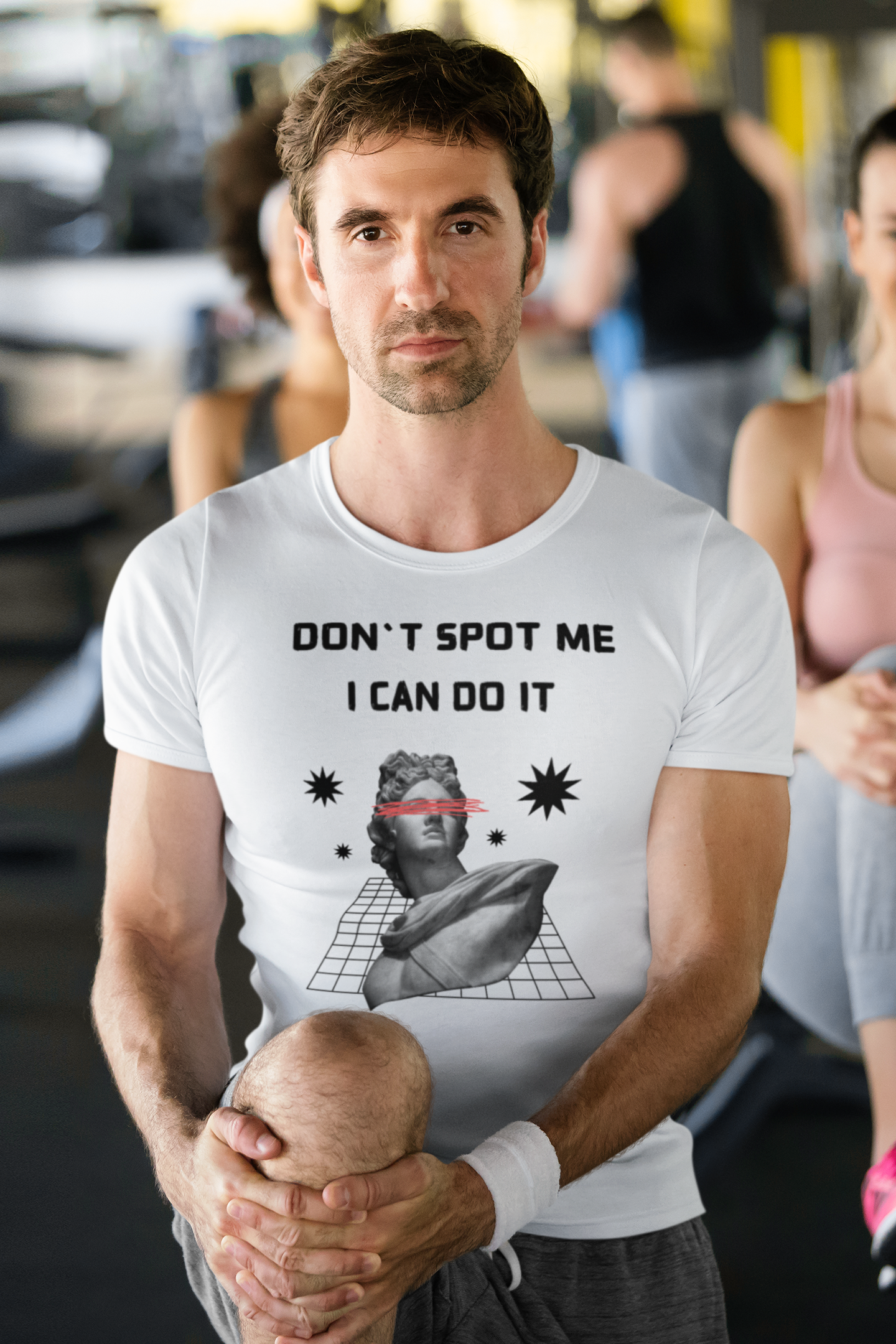 Dont Spot Me - I Can Do It T-Shirt - White