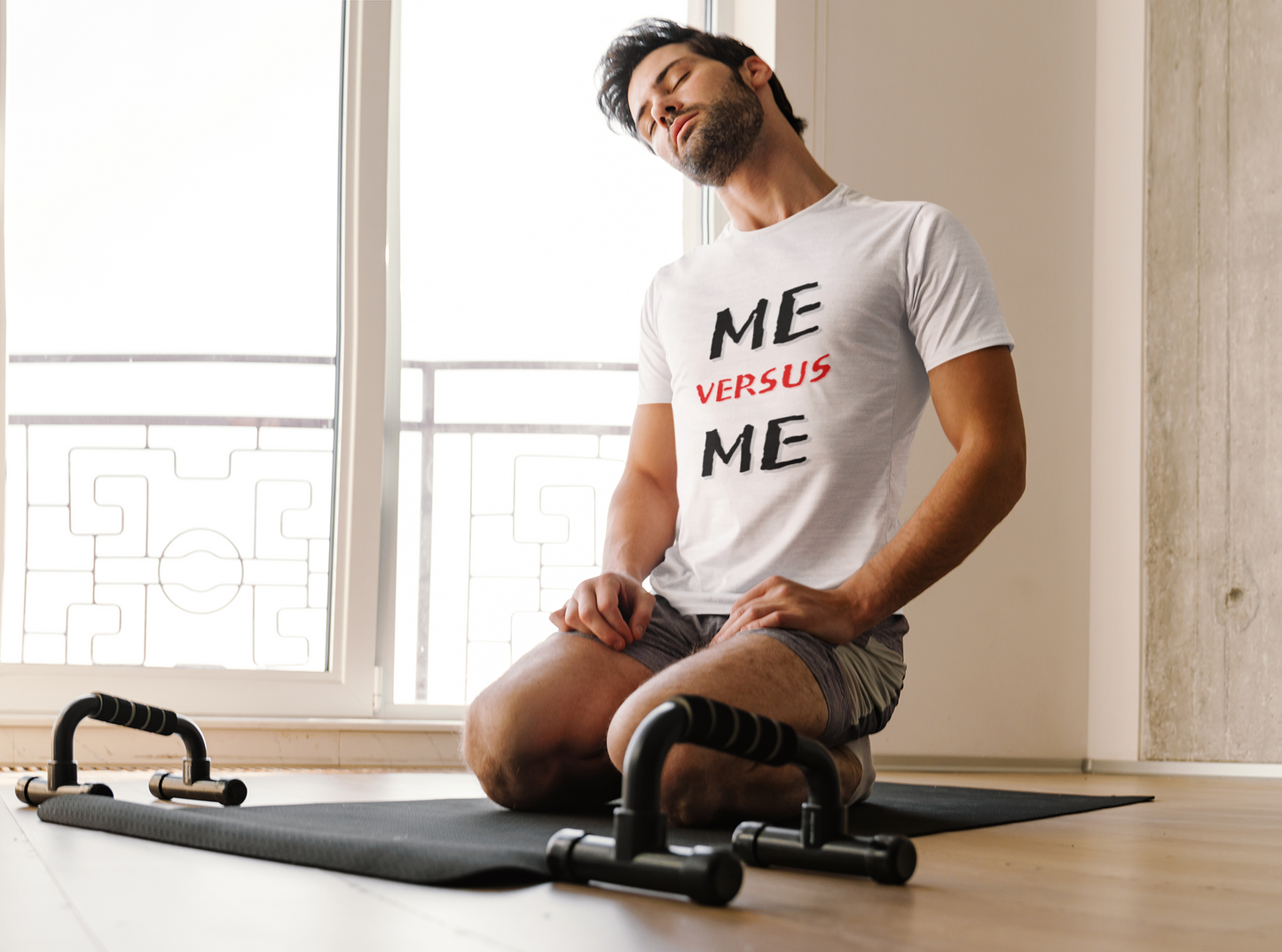 Me Vs Me - T Shirt White