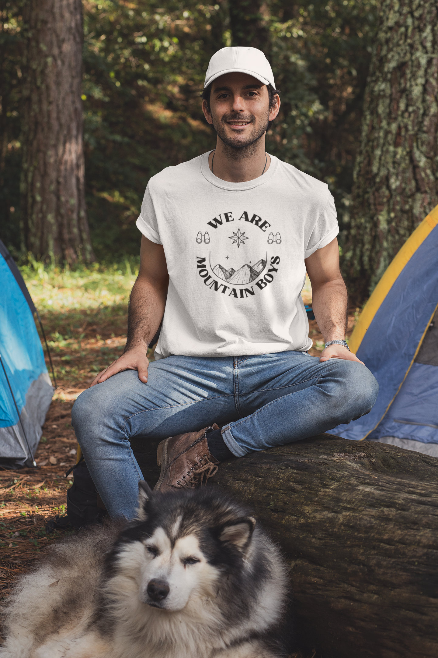 We are Mountain Boys - White - T Shirt