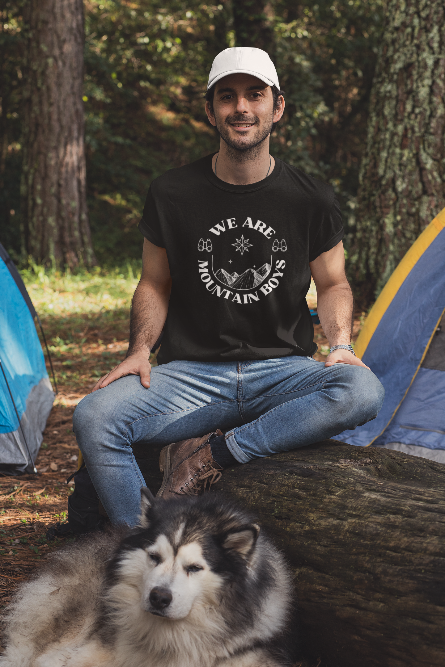 We are Mountain Boys - Black - T Shirt