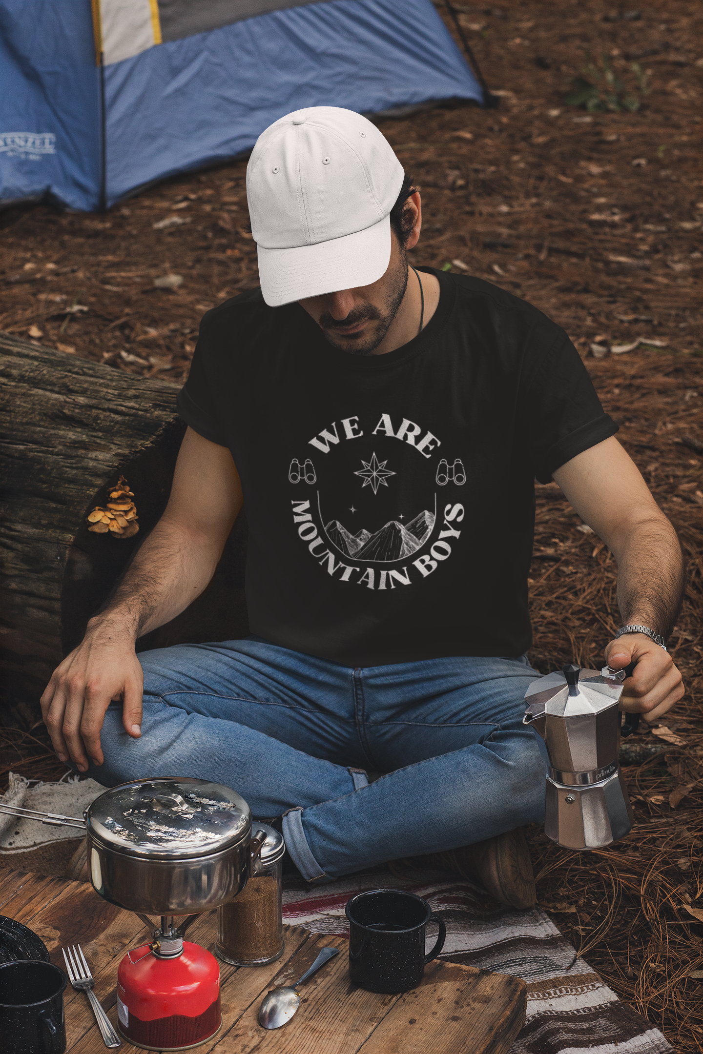 We are Mountain Boys - Black - T Shirt
