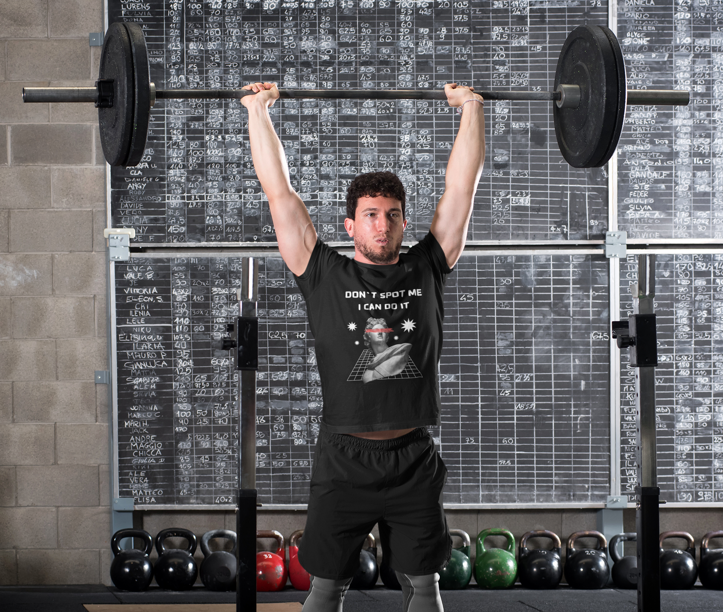 Dont Spot Me - I Can Do It T-Shirt - Black