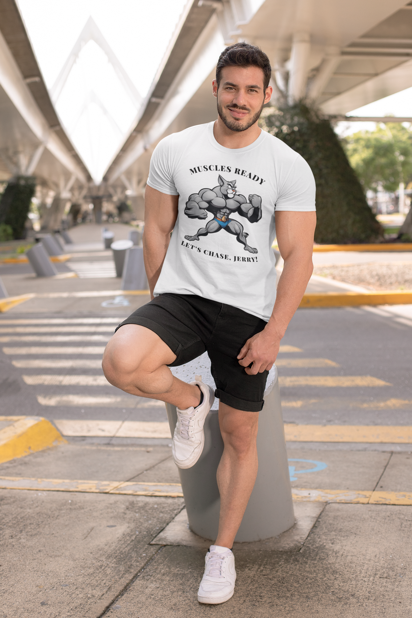 Gym Cat - Tom T-Shirt