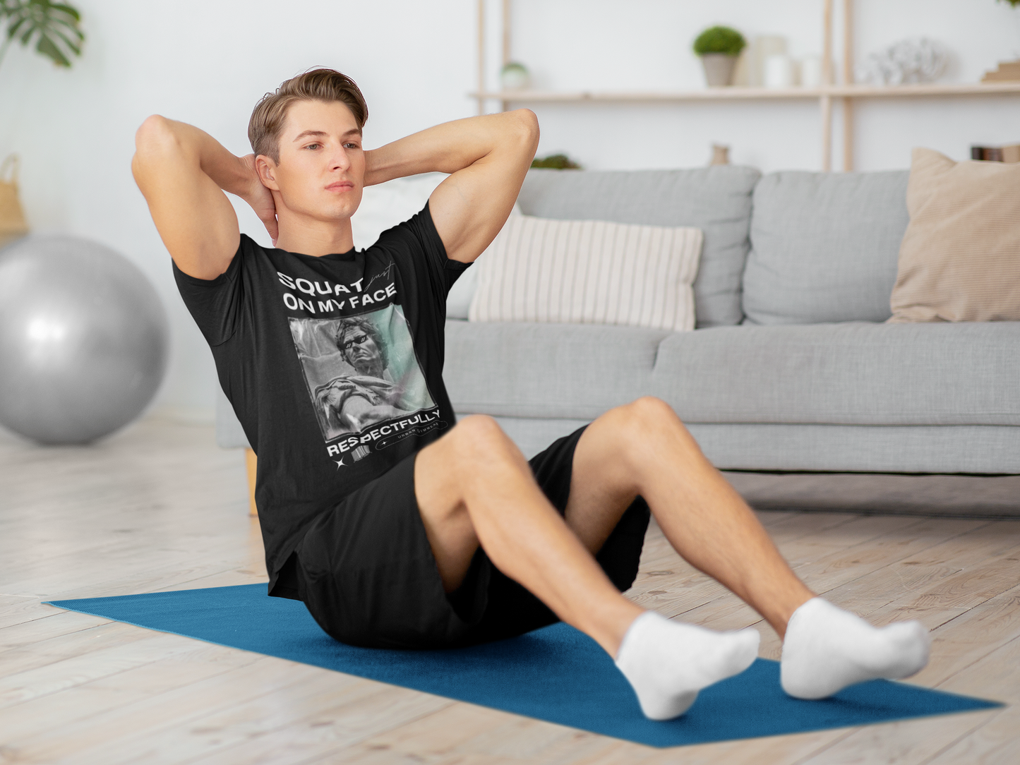 Squat On My Face - TShirt - Black