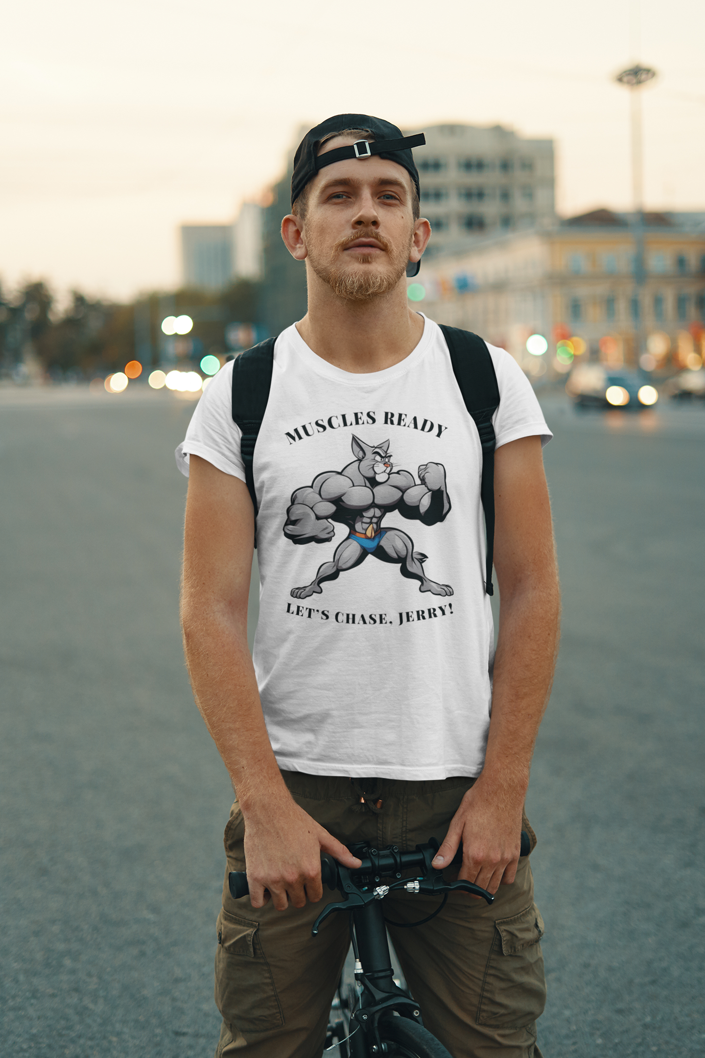 Gym Cat - Tom T-Shirt