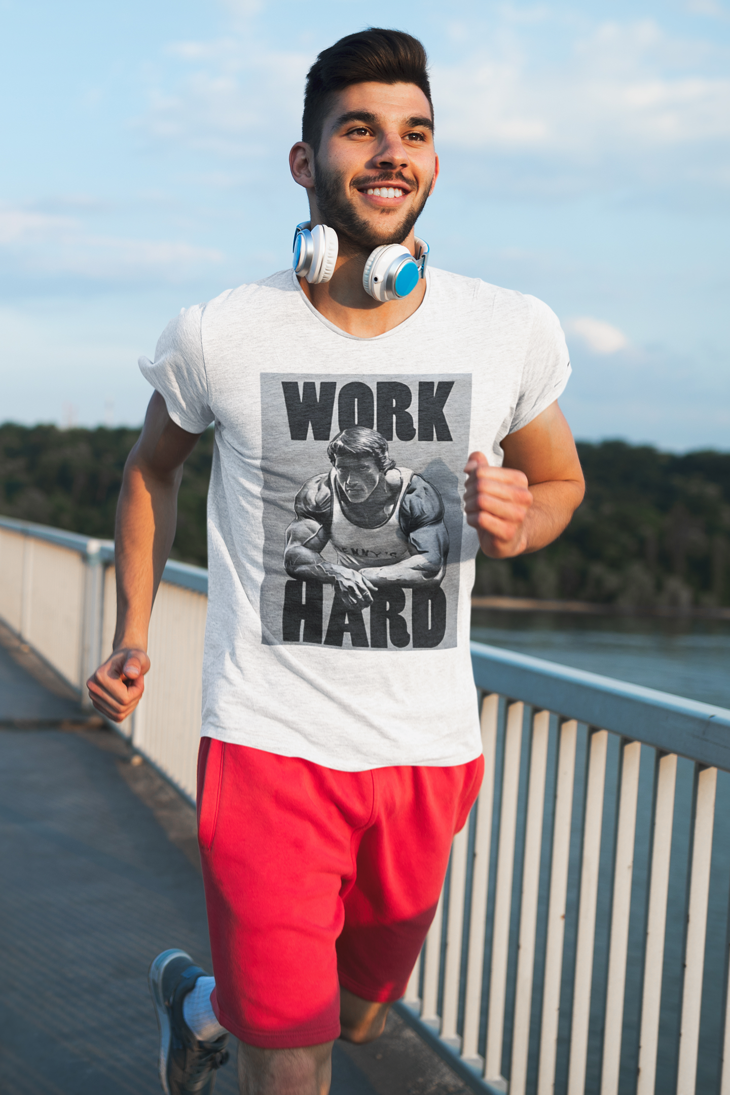 Work Hard Arnold Gym T-Shirt