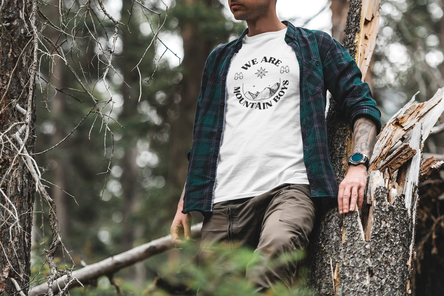 We are Mountain Boys - White - T Shirt