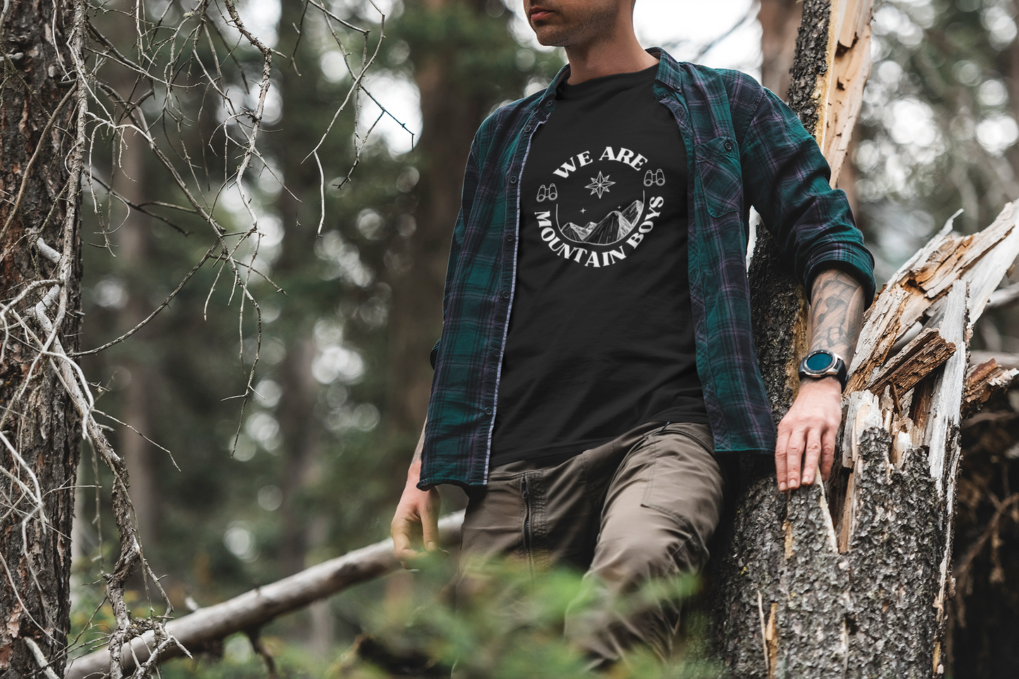 We are Mountain Boys - Black - T Shirt