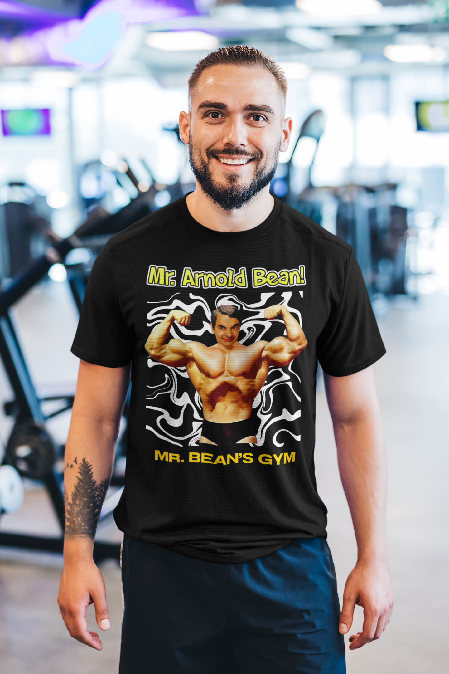 Mr. Arnold Bean Gym T-Shirt