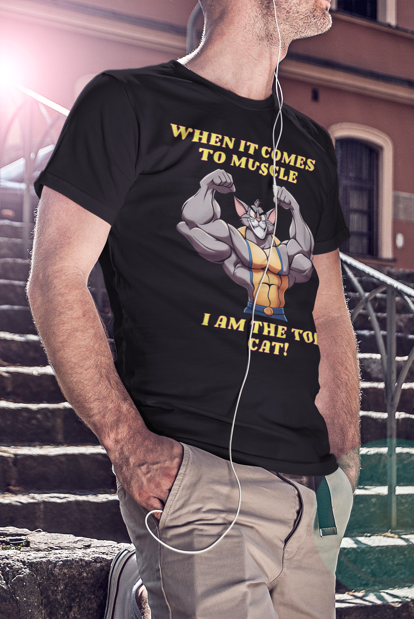 Gym Cat T-Shirt