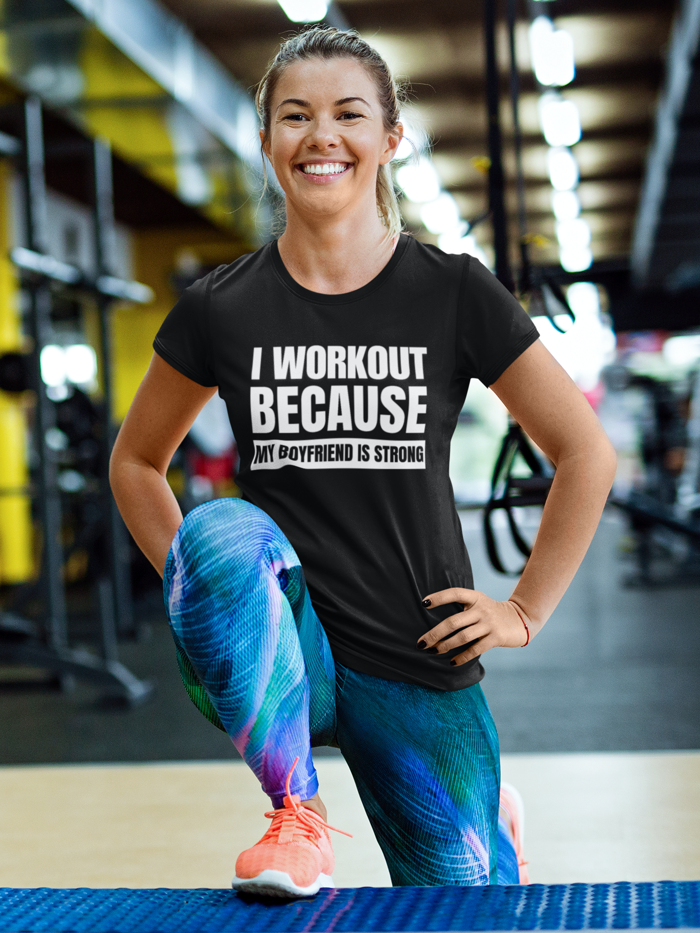 I workout Because my BF is Strong - Black
