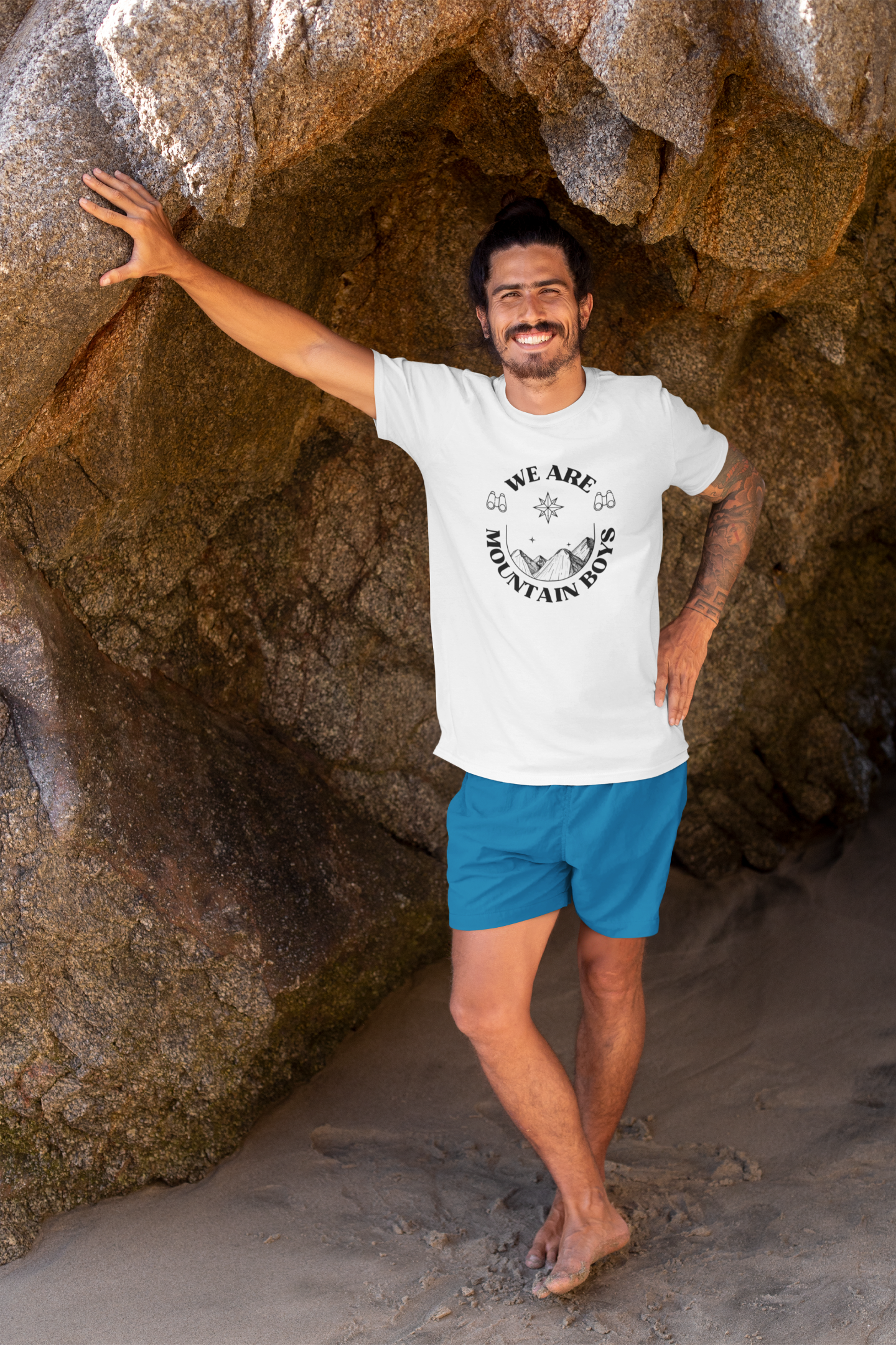 We are Mountain Boys - White - T Shirt