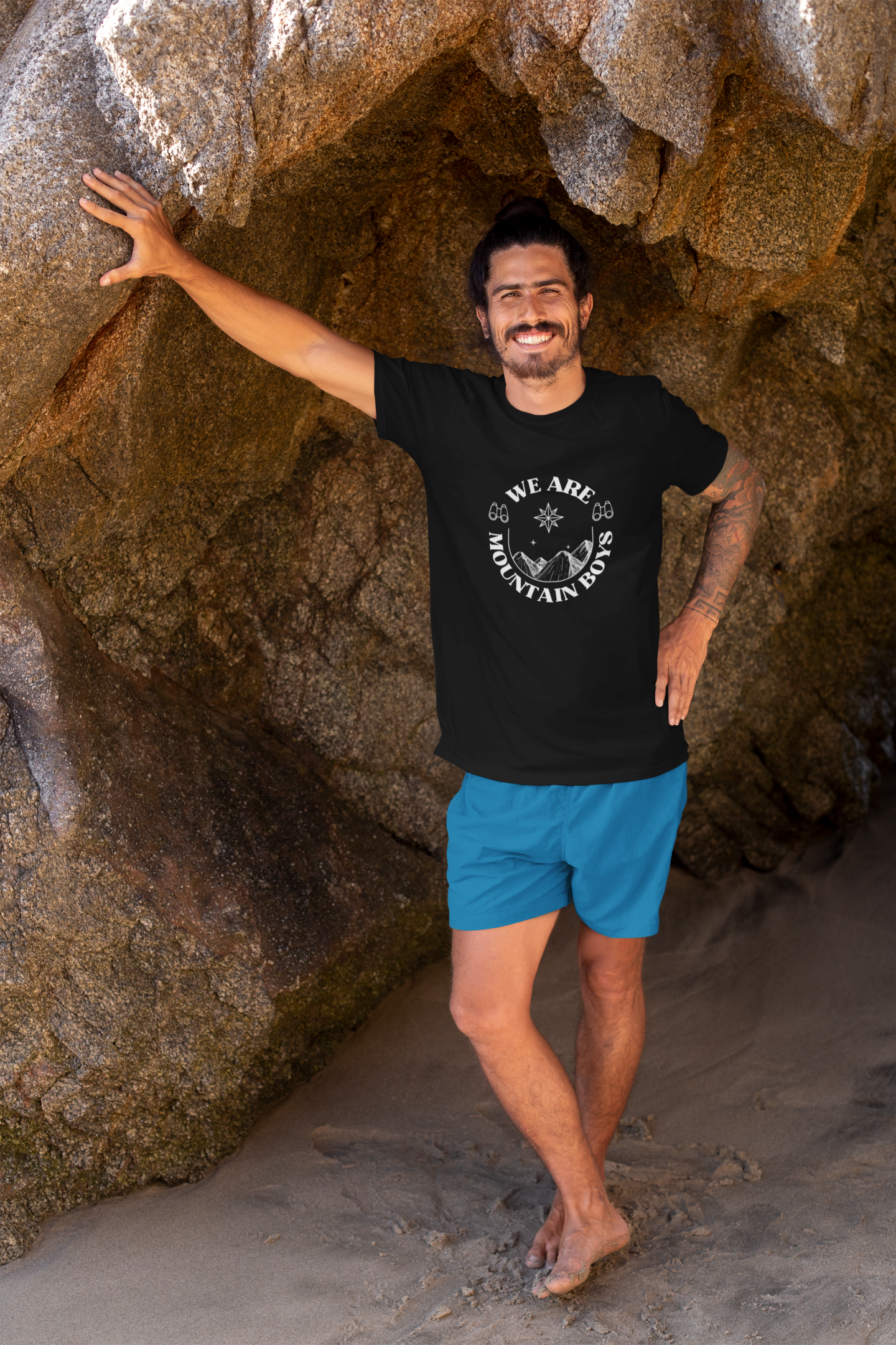 We are Mountain Boys - Black - T Shirt
