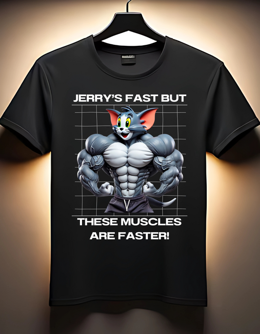 Tom Gym Cat T-Shirt