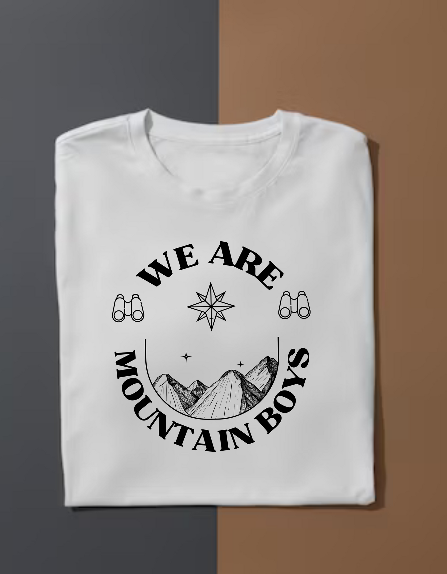 We are Mountain Boys - White - T Shirt