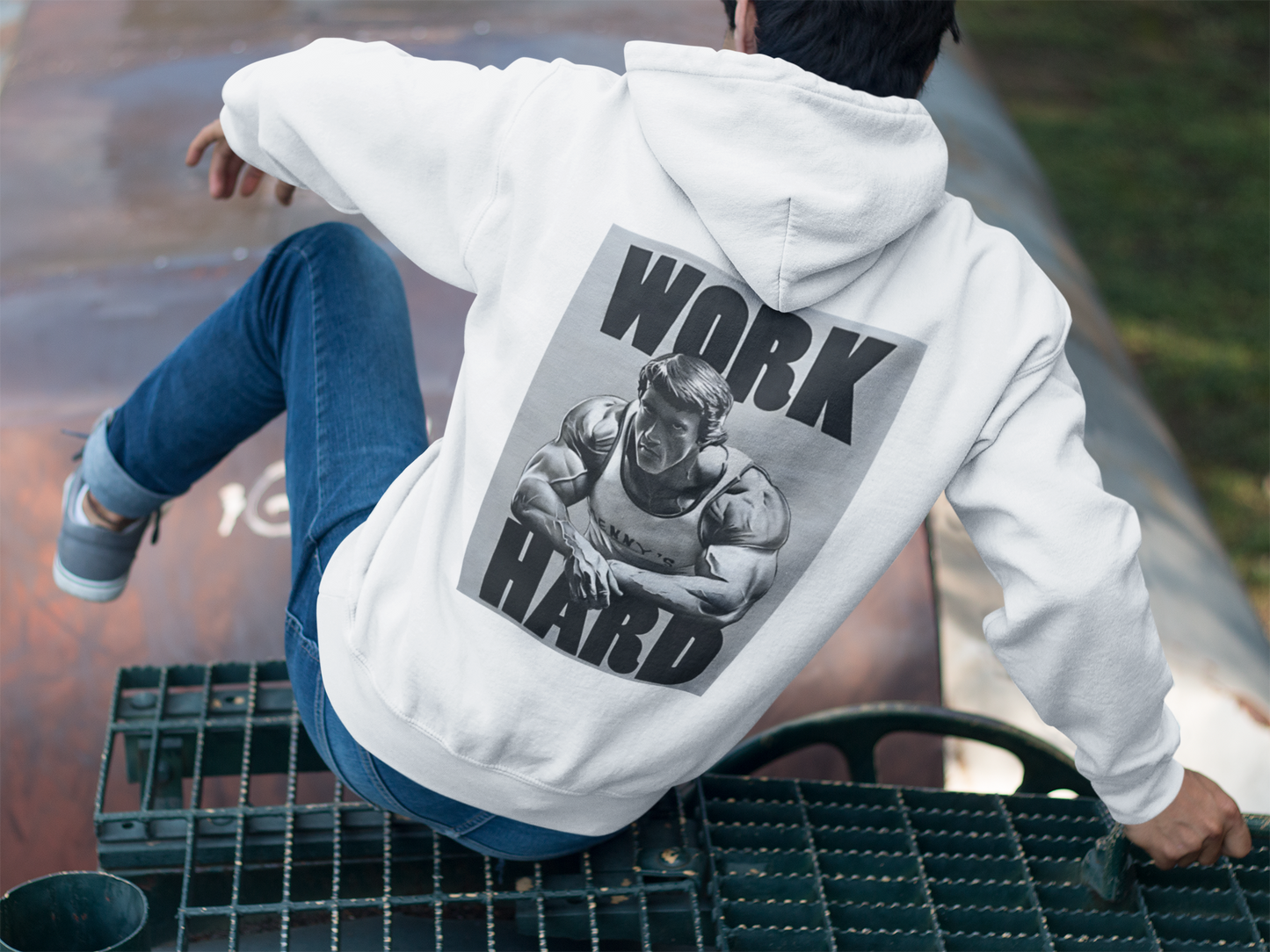 Work Hard - Arnold Schwarzenegger Hoodie