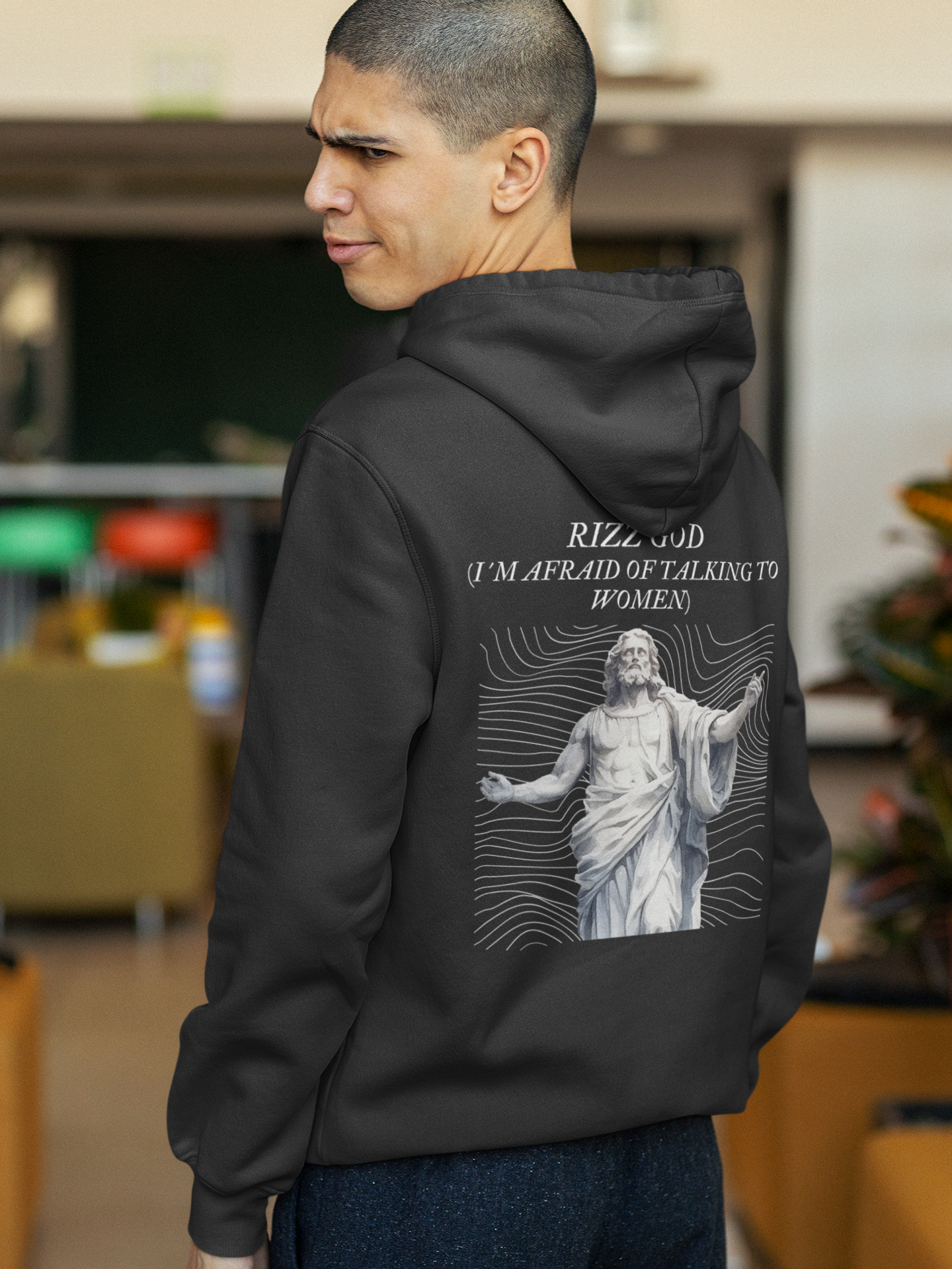 Rizz GOD - Black - Hoodie