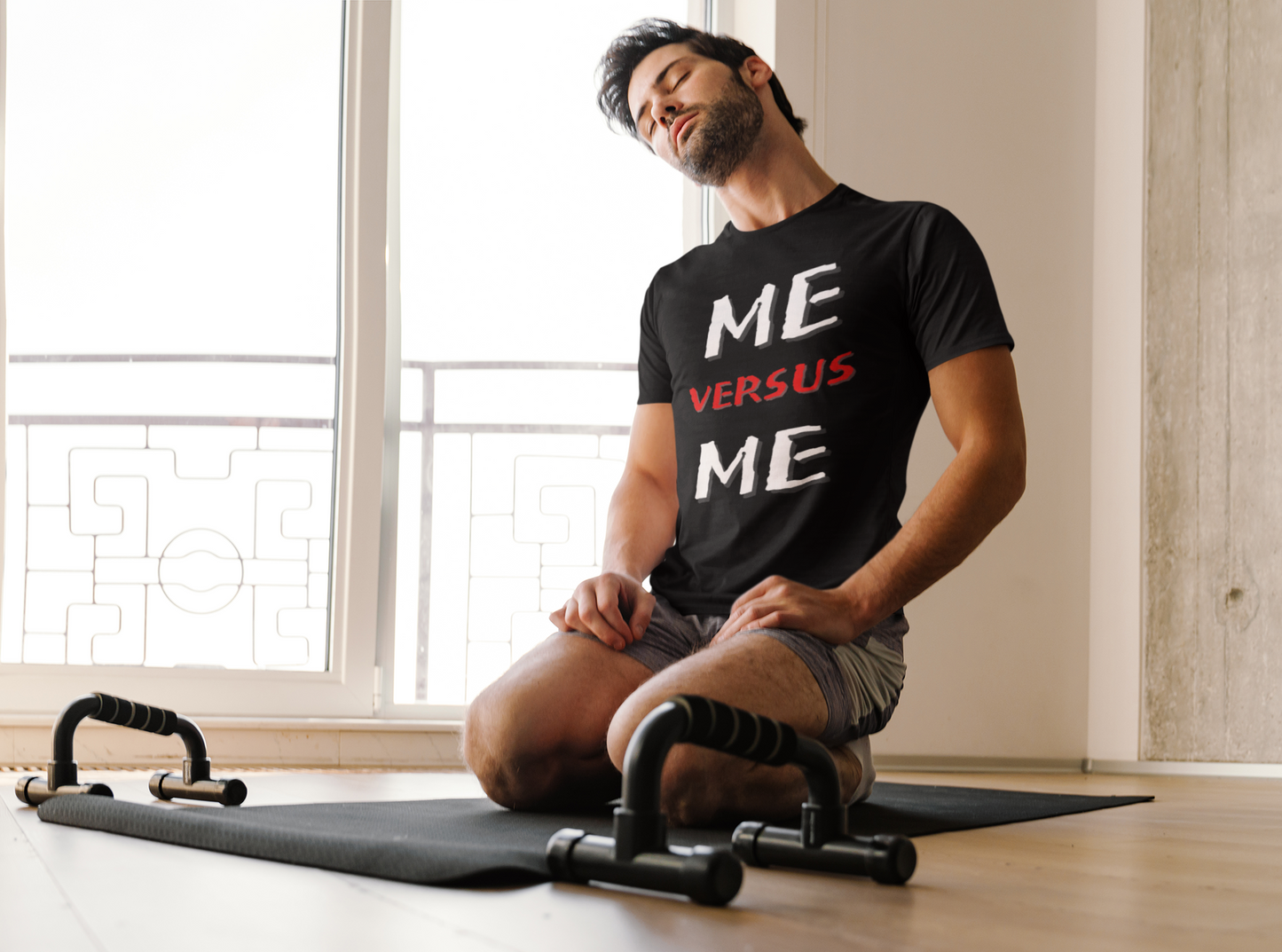 Me Vs Me - T Shirt Black